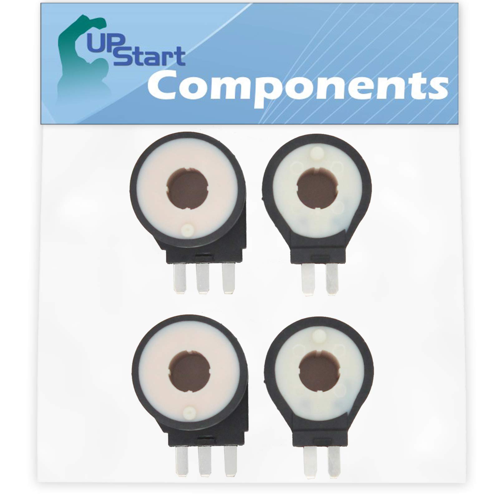 2-Pack 279834 Gas Dryer Coil Kit Replacement for Whirlpool 1CWGD5790SQ0 Dryer - Compatible with 279834 Dryer Gas Valve Ignition Solenoid Coil Kit - UpStart Components Brand - Perfect for Home Laundry Room Repairs & Maintenance