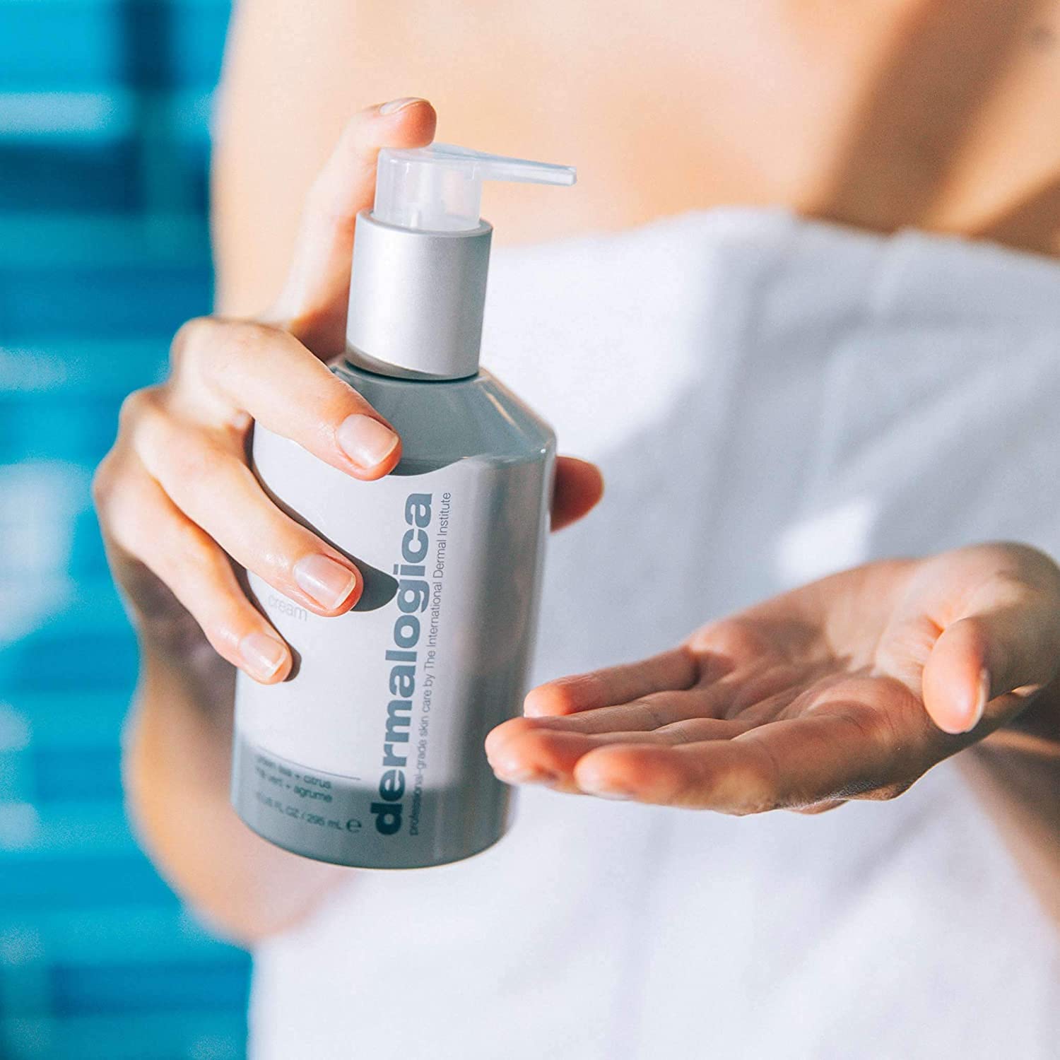 Dermalogica Hydrating Body Cream with Green Tea & Lemon Oil - Moisturizing Lotion for Dry Skin, 10 Fl Oz | Gentle Toning & Hydration for Daily Skincare Routine