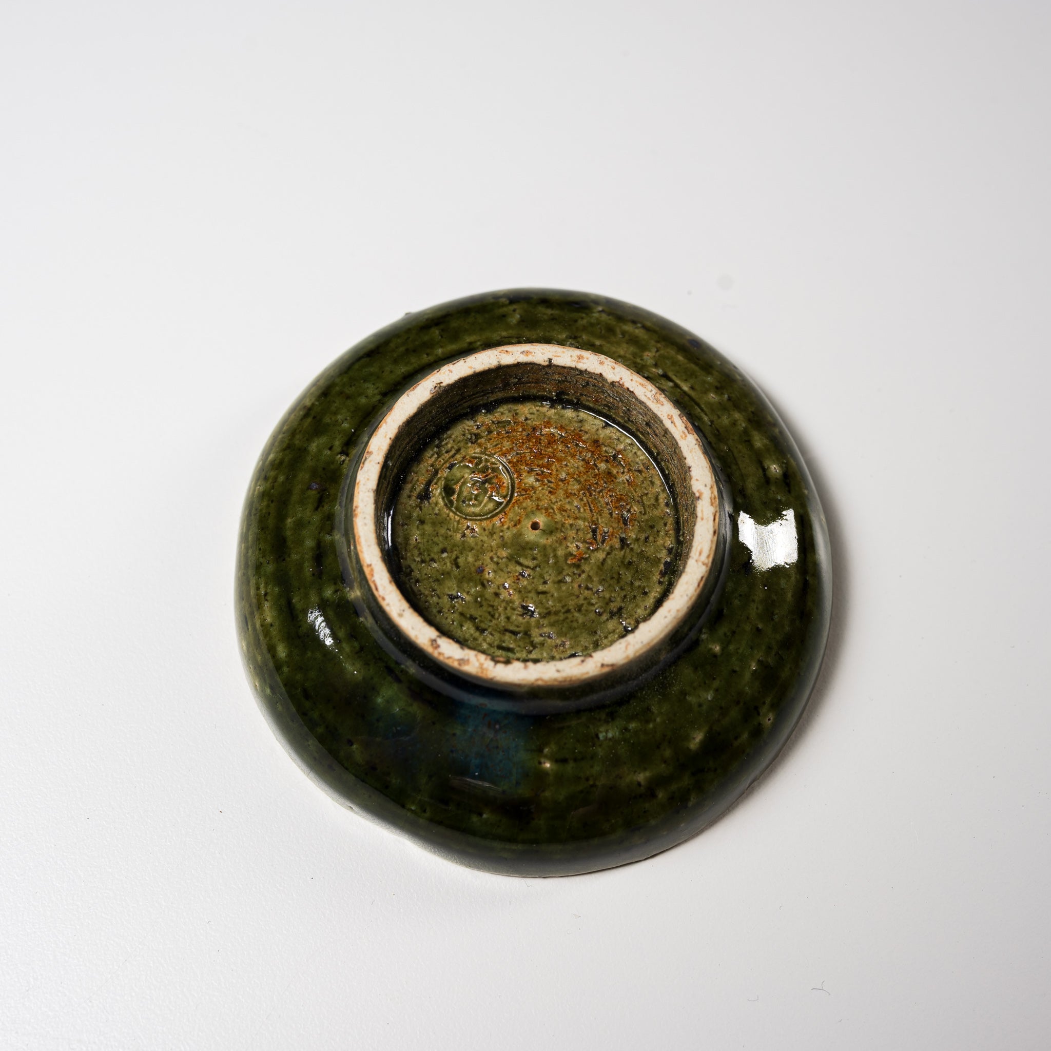 Zoho Kiln Incense Holder - Handcrafted Camellia Green Ceramic Incense Burner for Aromatherapy & Meditation | Japanese Style Home Decor for Zen Spaces, Yoga Rooms & Spiritual Practices