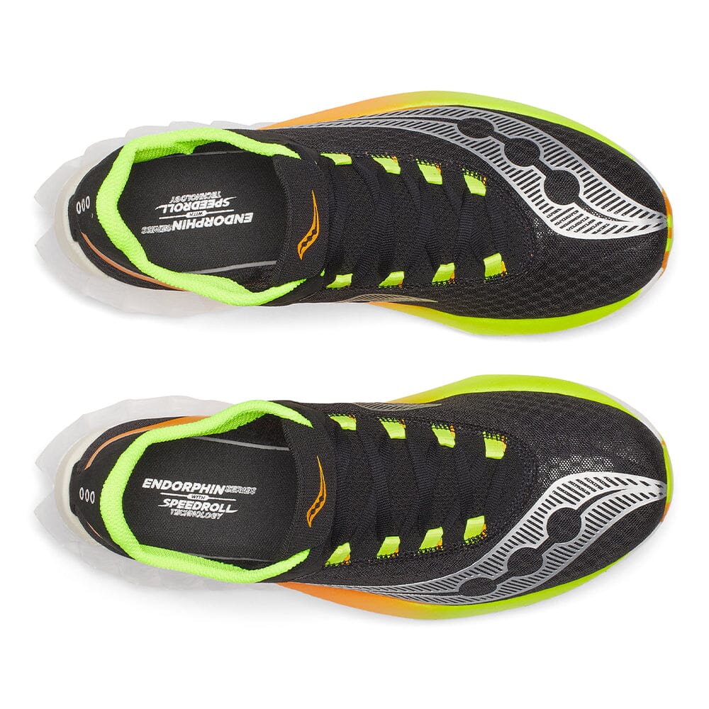 Saucony Men's Endorphin Pro 4 Running Shoes - Lightweight Carbon Fiber Racing Sneakers for Marathon & Road Running - High-Performance Cushioned Athletic Footwear for Men