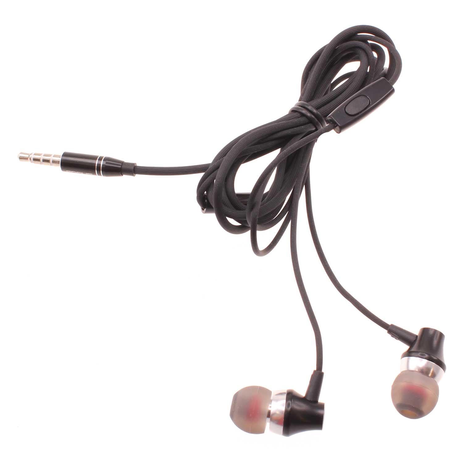 Premium Wired Earphones with Hi-Fi Sound & Built-in Mic - Compatible with Boost Mobile Summit Flip, Cricket Debut Flex Flip - Metal In-Ear Earbuds for Workouts, Commuting & Hands-Free Calls