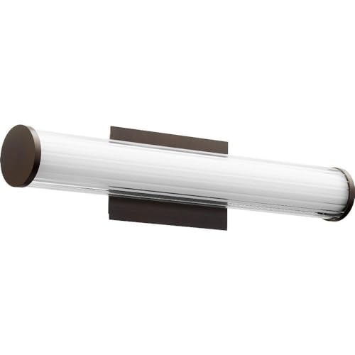Contemporary Modern LED Vanity Mirror with Adjustable Lighting in Bronze/Dark Finish - Perfect for Bathroom, Bedroom & Dressing Room Makeup Application