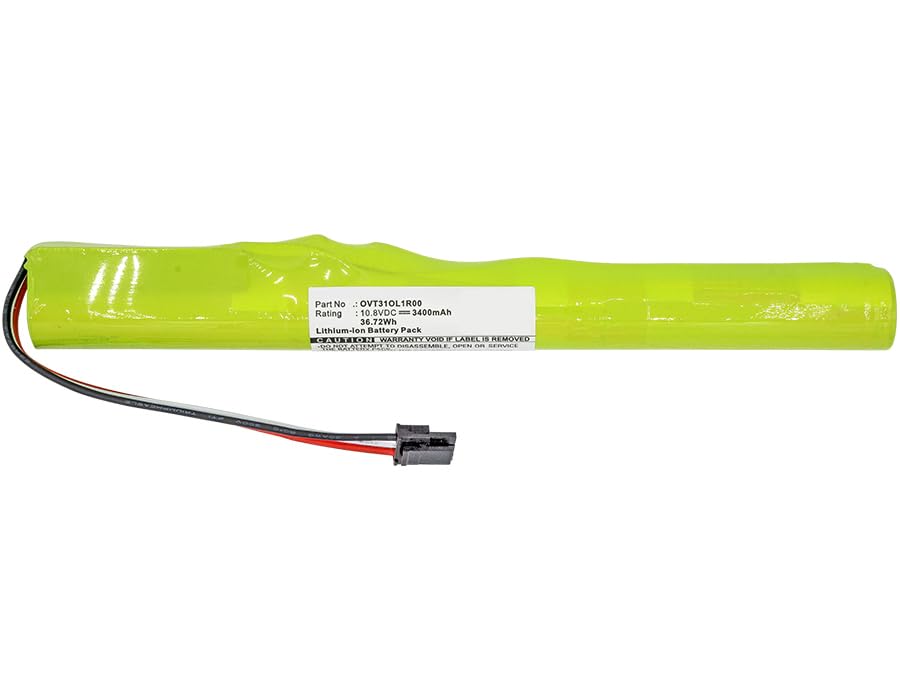 Synergy Digital Barcode Scanner Battery - 3400mAh Li-ion 10.8V Replacement for Intermec OVT31OL1R00 & Honeywell 160000-0000 - Ultra High Capacity Scanner Battery for Retail, Warehouse & Inventory Management
