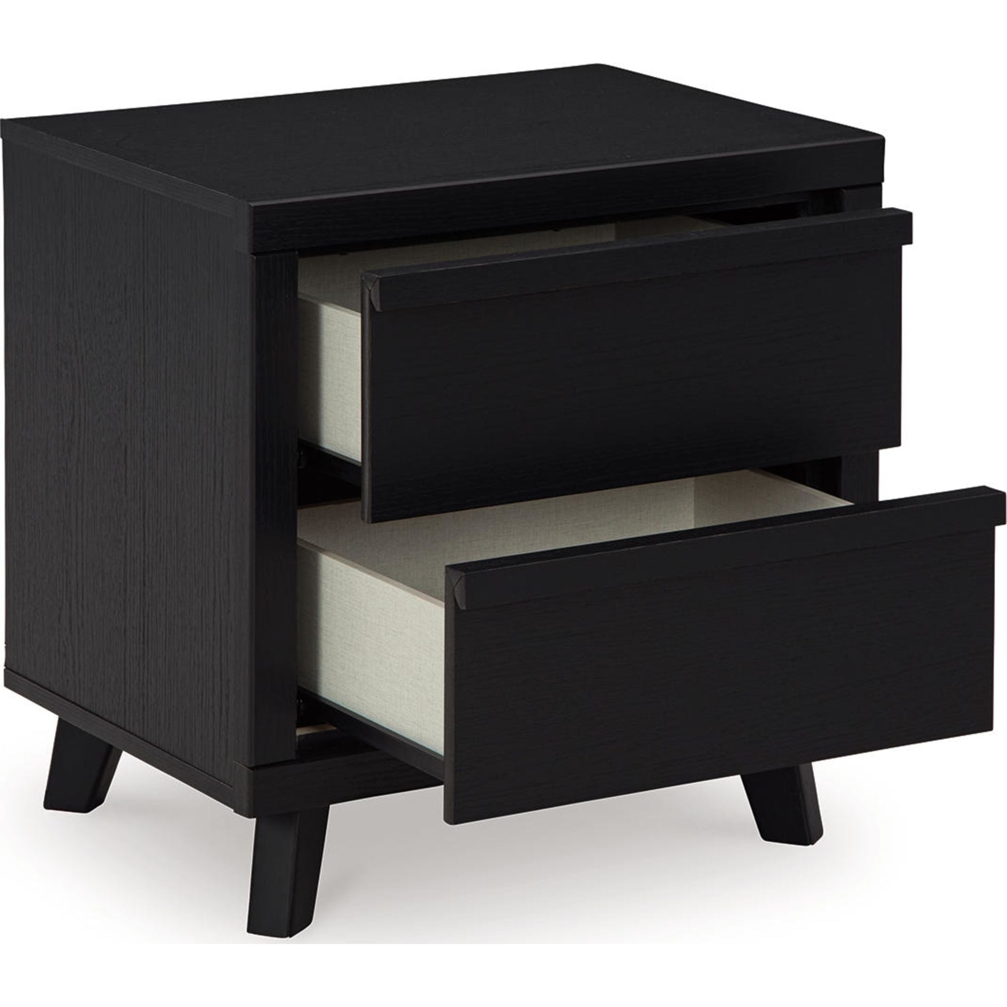 Modern Nightstand with USB Ports & Drawer - Wooden Bedside Table for Bedroom, Living Room, or Office - Perfect for Storing Books, Lamps, and Essentials