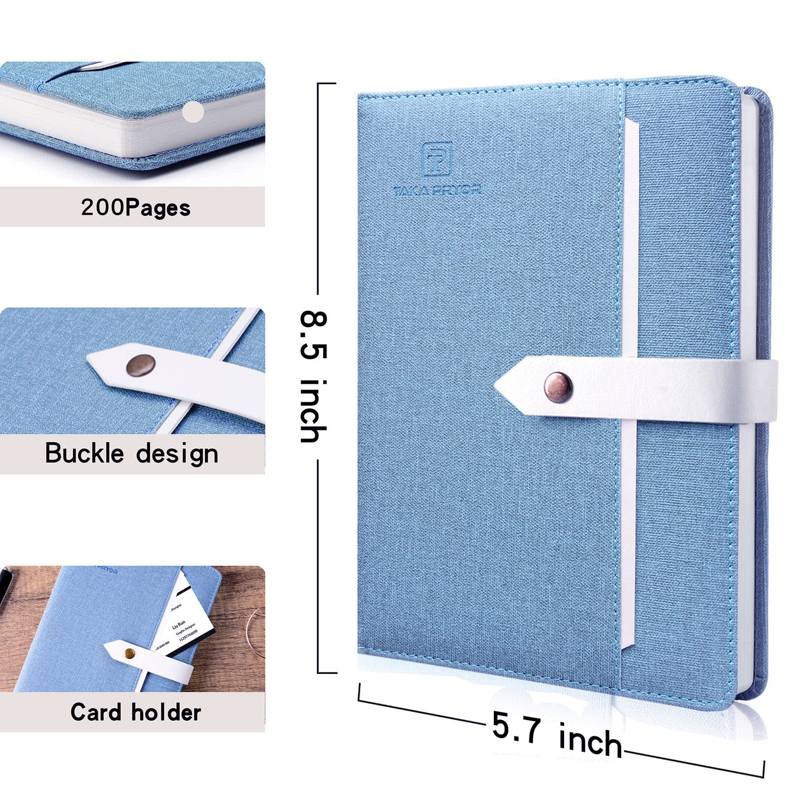 2-Pack Lined Journal Notebooks Bulk - 5.7