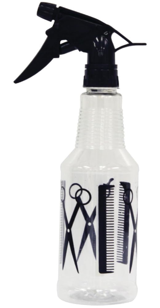 16oz DONNA Spray Bottle - Adjustable Nozzle for Hair Styling, Plant Watering & Home Cleaning | Refillable & Durable Storage Container for Salon, Garden & Household Use