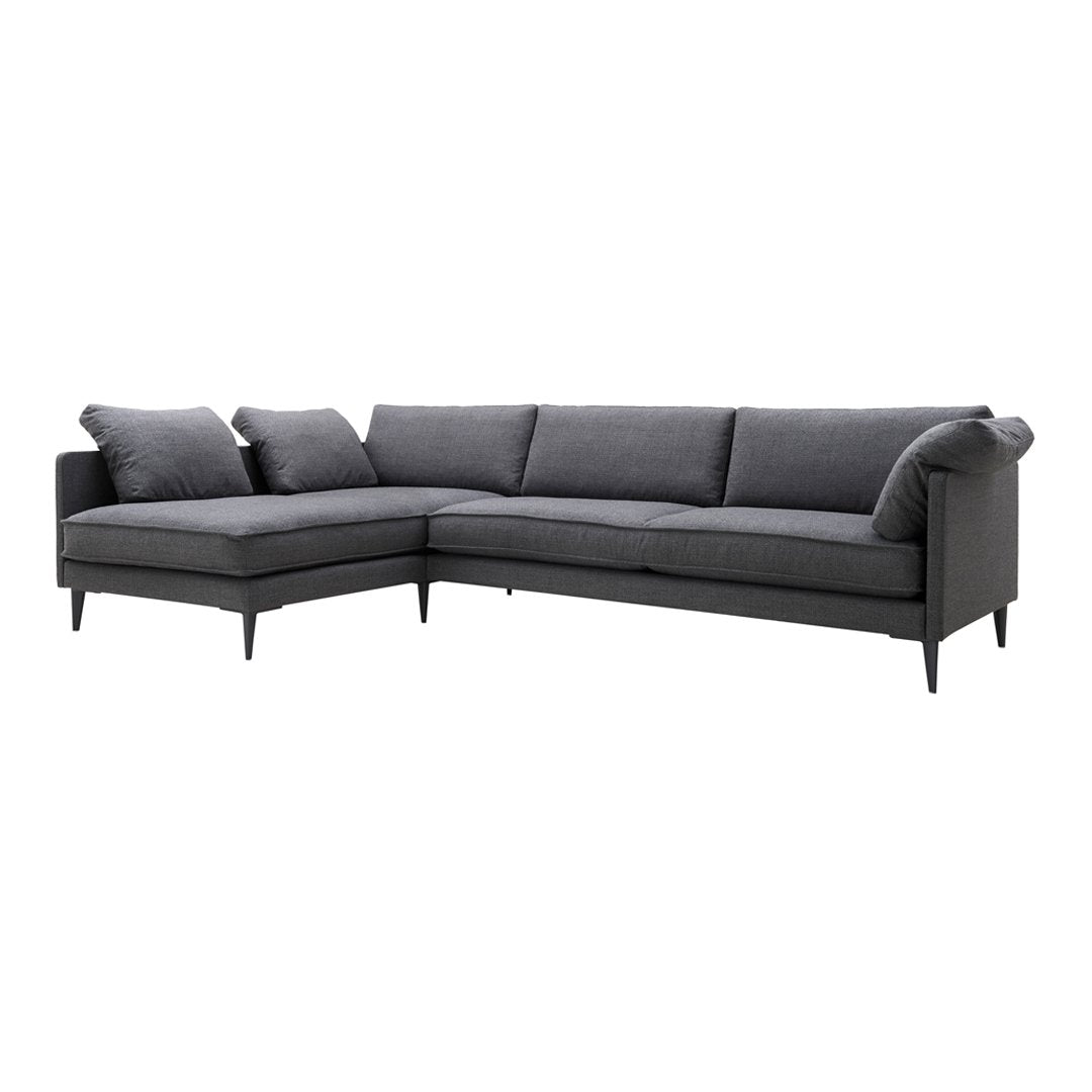 Erik Jørgensen EJ295 Modern Sofa with Chaise Lounge - 94.5