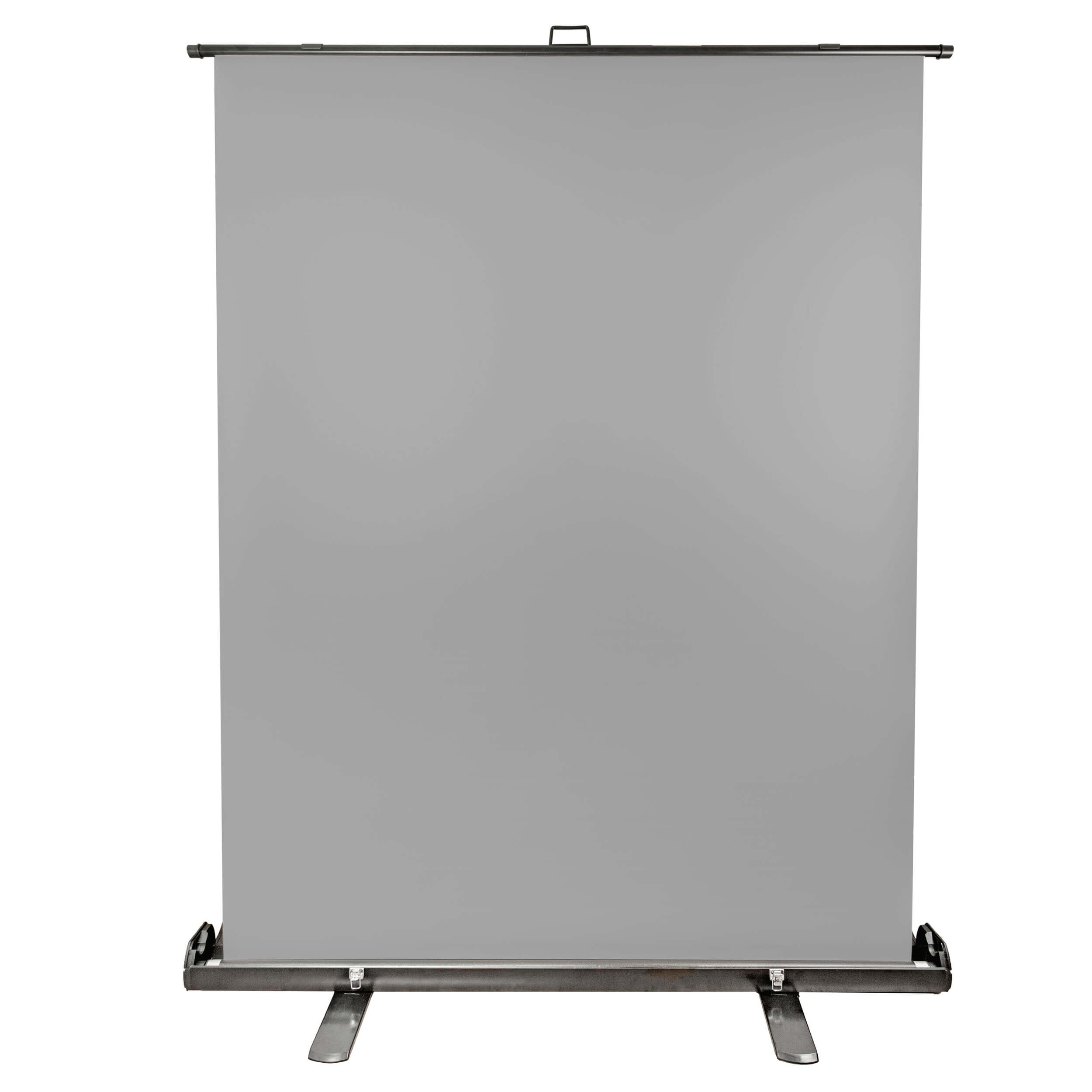 1.5m x 2m Portable Grey Photography Backdrop with Pull Up System - Perfect for Studio, YouTube Videos & Product Photography
