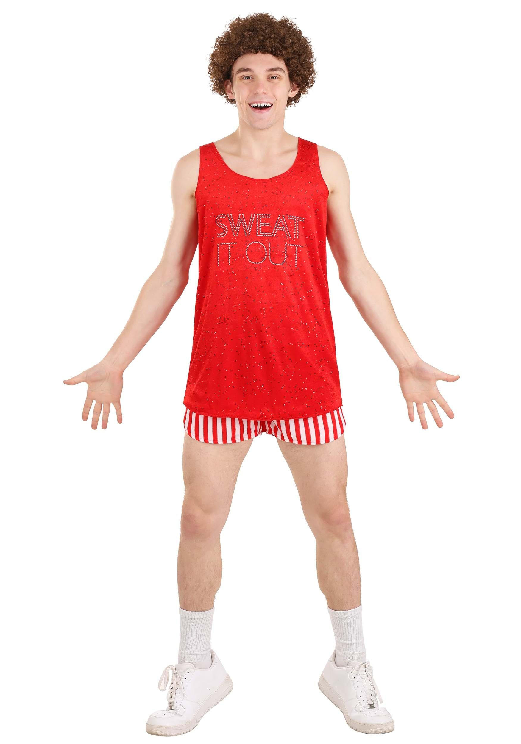 Richard Simmons Costume for Adults - 80s Fitness Guru Outfit, Retro Workout Instructor Halloween Cosplay Costume | Perfect for Halloween Parties, Theme Events & 80s Nostalgia