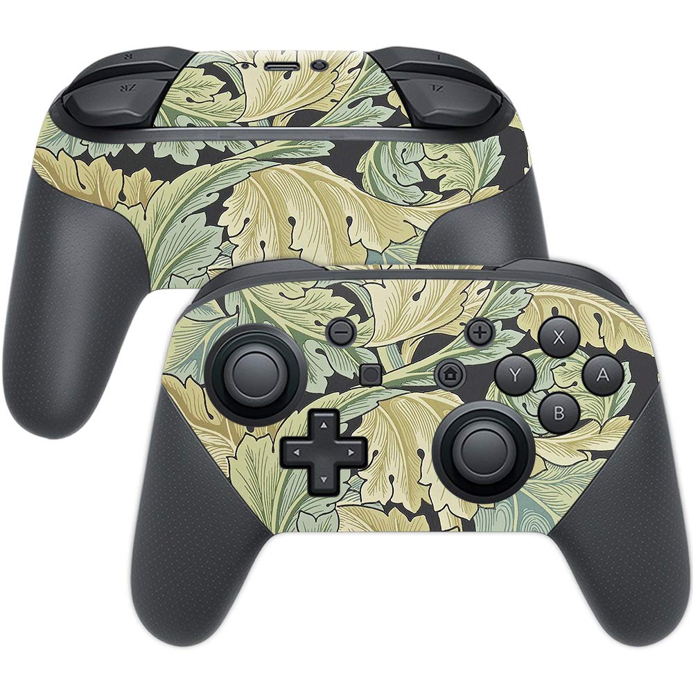 MightySkins Protective Vinyl Skin for Nintendo Switch Pro Controller - Acanthus Design | Durable, Customizable Decal Wrap Cover | Easy to Apply & Remove | Made in USA | Perfect for Gaming, Travel & Personalized Style Protection