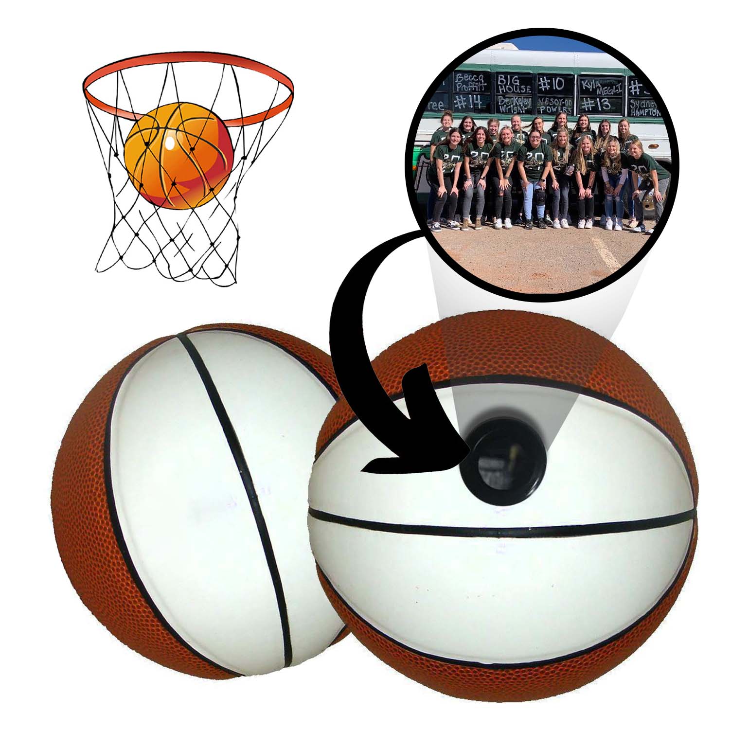 Authentic Basketball Collectible Memorabilia for Fans & Players - Perfect for Home Decor, Sports Gifts, and Man Cave Display