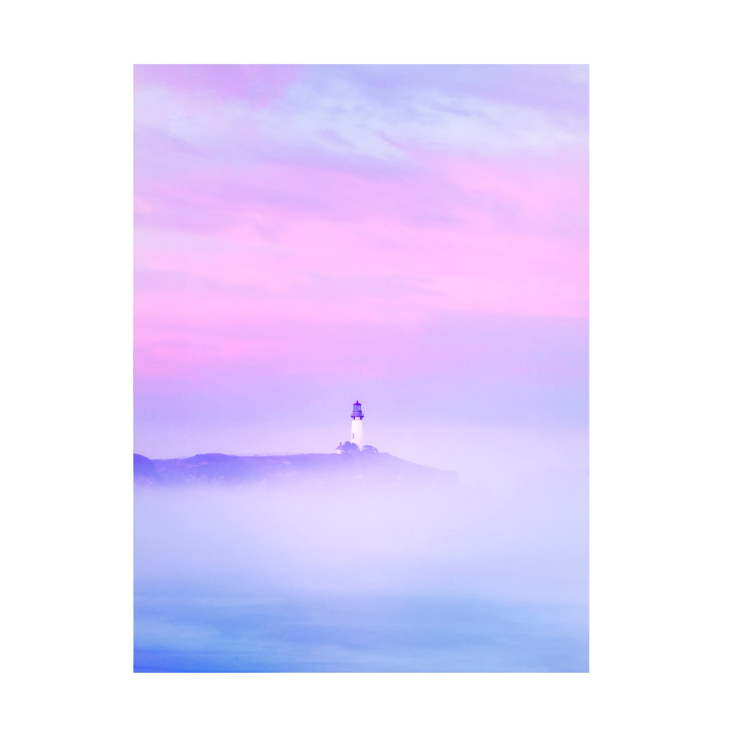 Trademark Fine Art 'Lighthouse 14' Canvas Wall Art Print by Dennis Frates - Coastal Home Decor for Living Room, Bedroom & Office