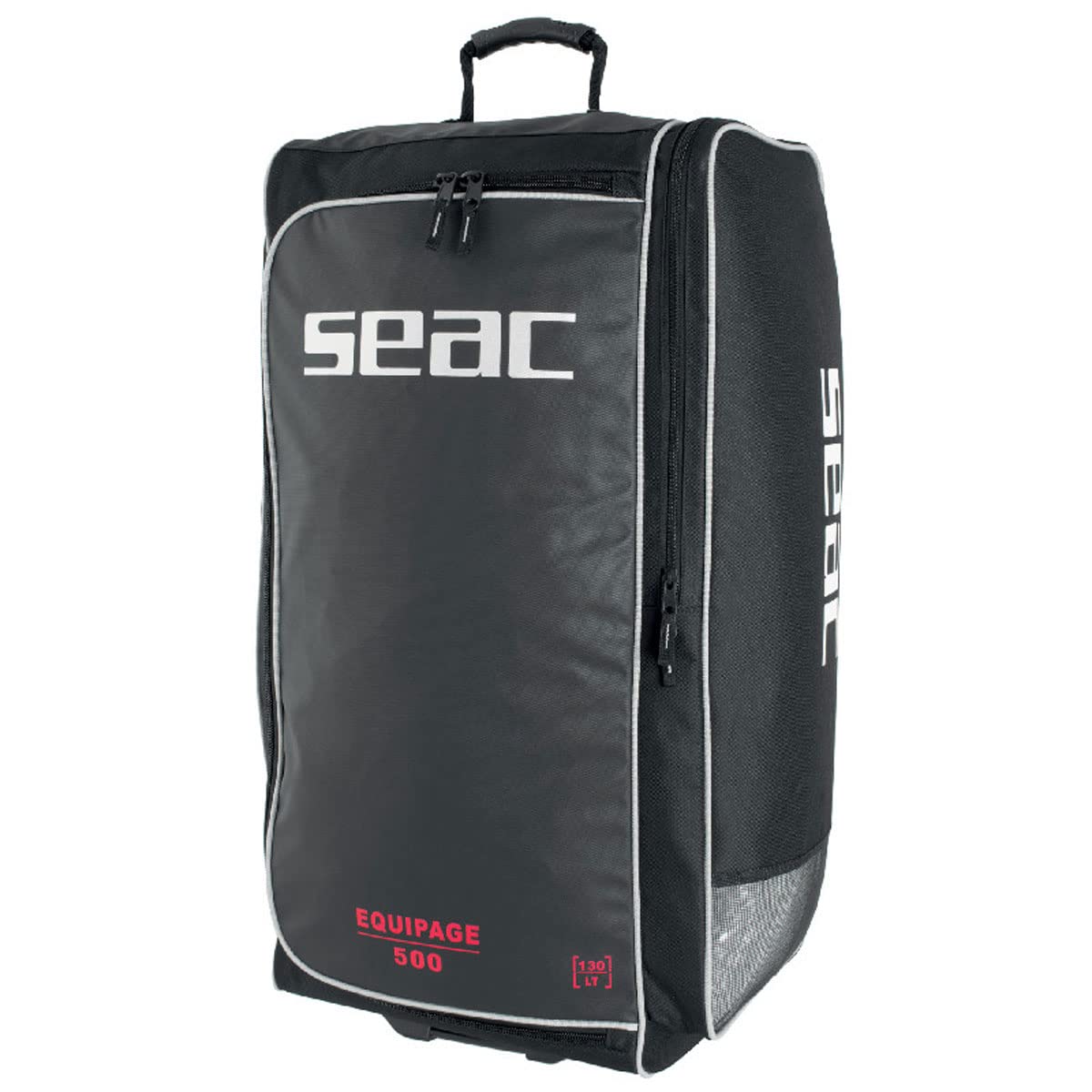 Seac Equipage 500 Rolling Luggage Bag - Durable Spinner Suitcase with 360° Wheels for Travel, Business Trips & Vacation Packing