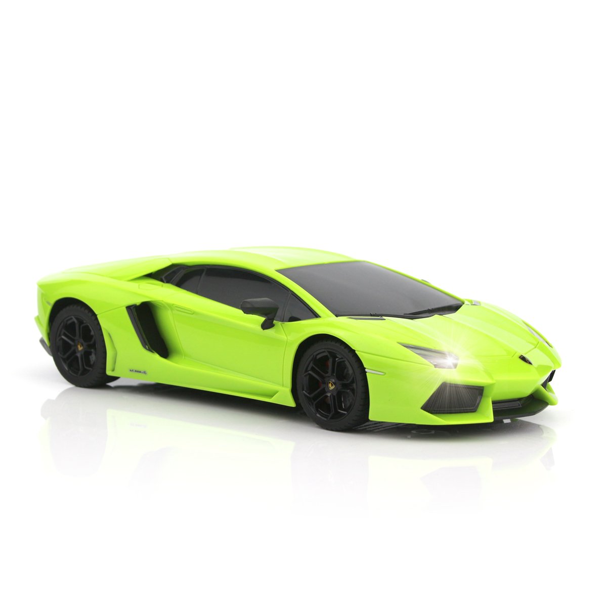 1:18 Lamborghini Aventador RC Car - 2.4GHz Remote Control Electric Racing Car, Licensed Model Vehicle for Kids & Adults | High-Speed Sport Toy for Indoor & Outdoor Play, Birthday Gifts, Hobby Collectors (Green)