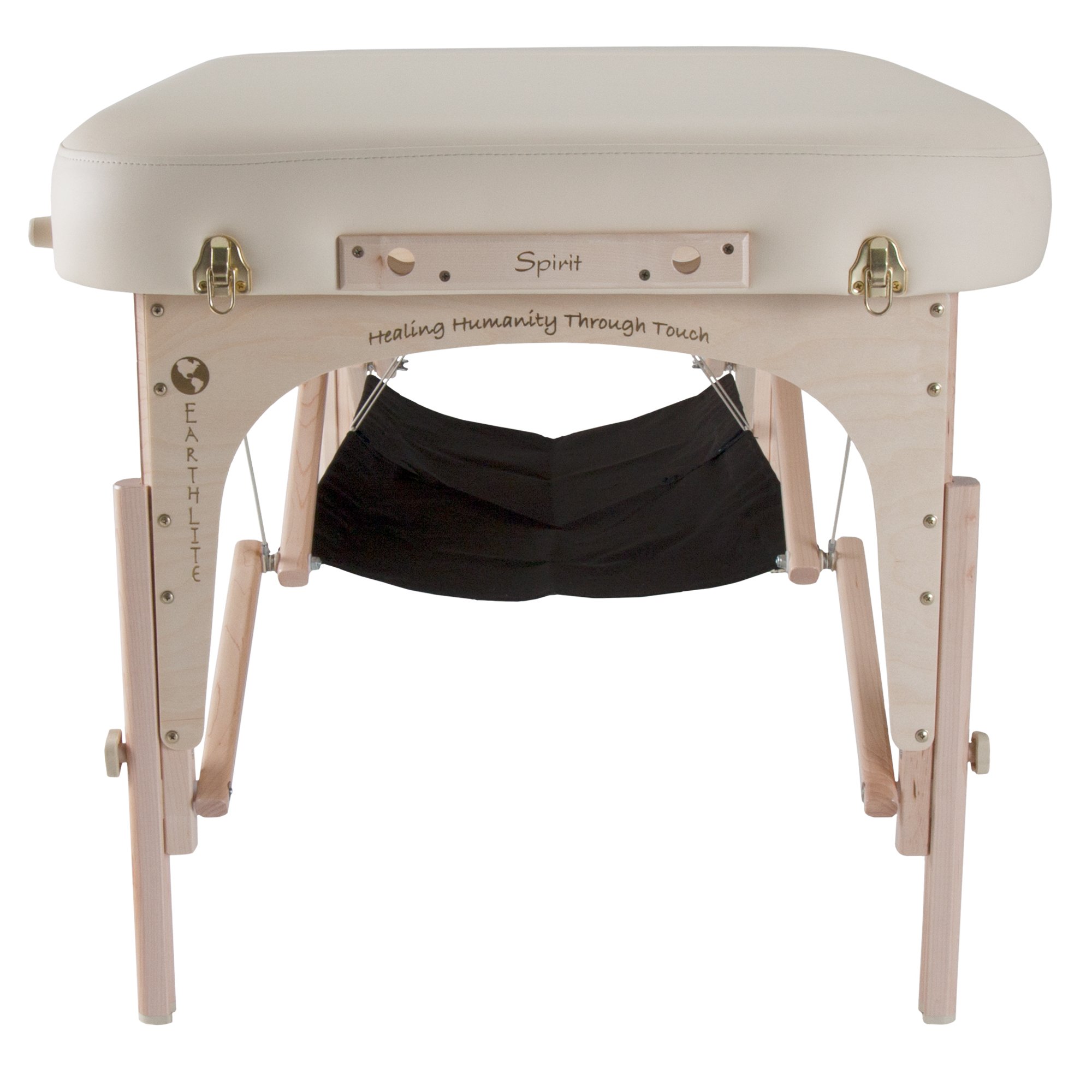 EARTHLITE Portable Massage Table with Storage Shelf - Foldable Hammock for Bolsters, Sheets & Massage Accessories | Perfect for Home Spa, Professional Therapy & Outdoor Use