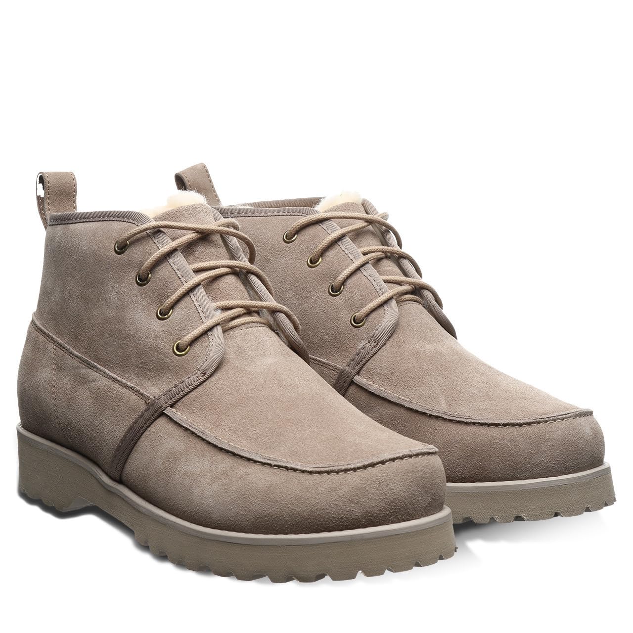 BEARPAW Men's Kyle Boot - Classic Suede Lace-Up Boots for Men | Comfortable Winter & Outdoor Boots for Hiking, Casual Wear & Cold Weather