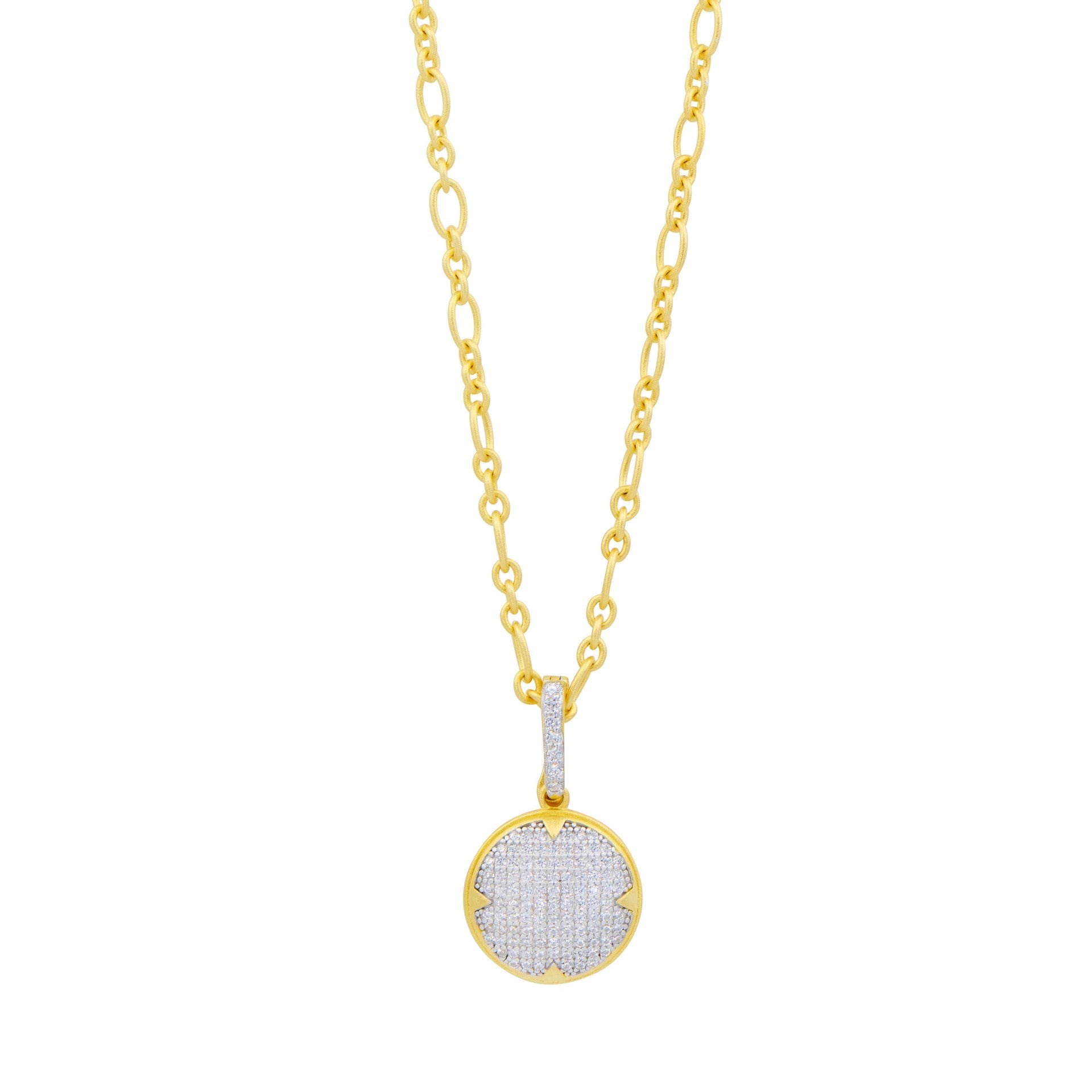 Signature Times Square Pavé Short Pendant Necklace - Elegant Cubic Zirconia Jewelry for Women, Perfect Gift for Anniversary, Birthday & Valentine's Day - Ideal for Parties, Date Nights & Special Occasions