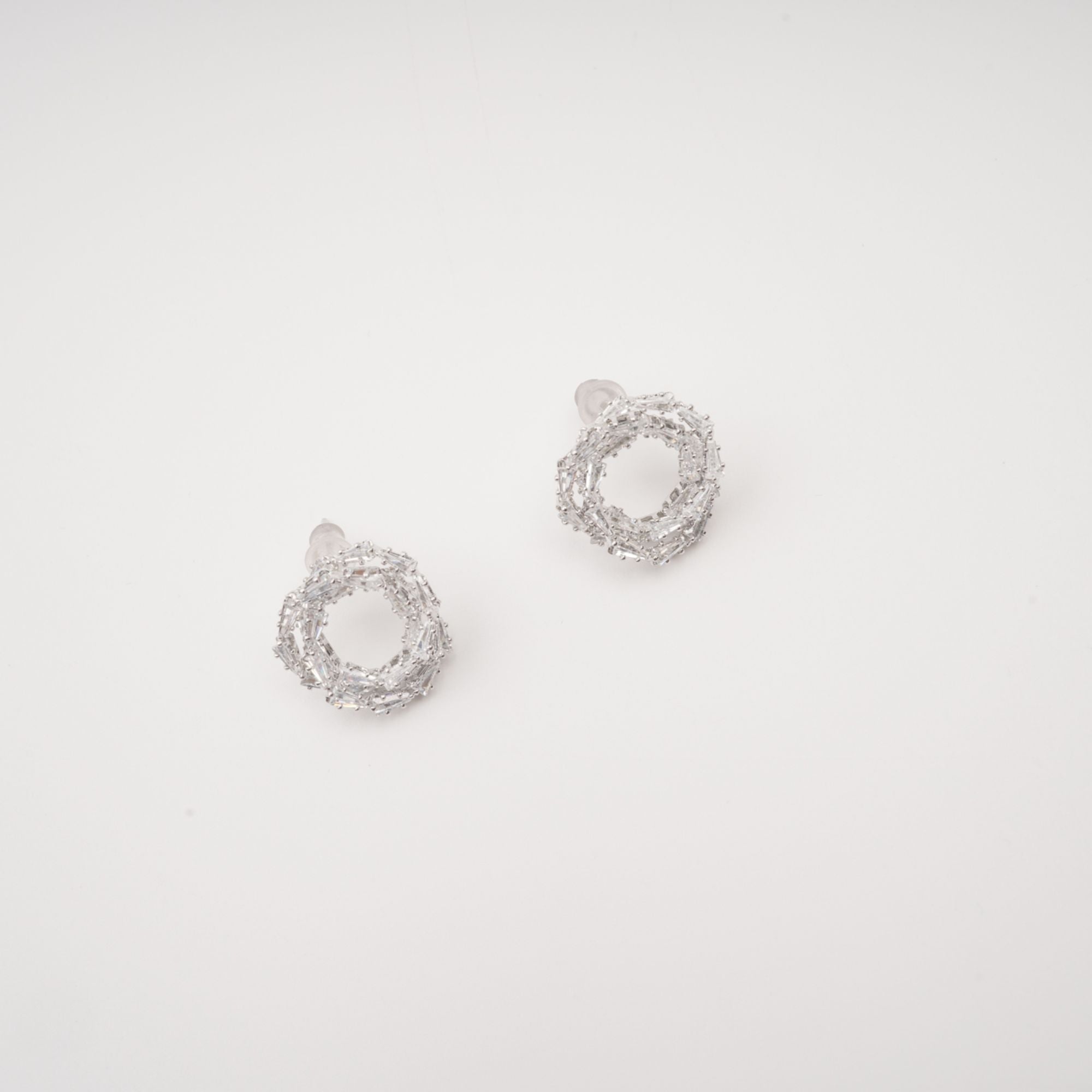 Amelie Crystal Embellished Earrings for Women - Elegant Rhinestone Dangle Earrings for Party, Wedding & Evening Wear