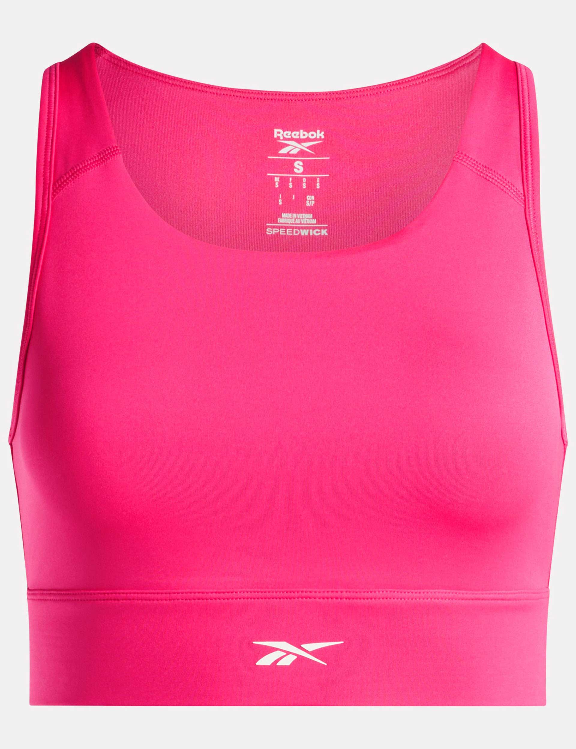 ID Train High Support Sports Bra in Bold Pink - Perfect for Running, Yoga & High-Intensity Workouts