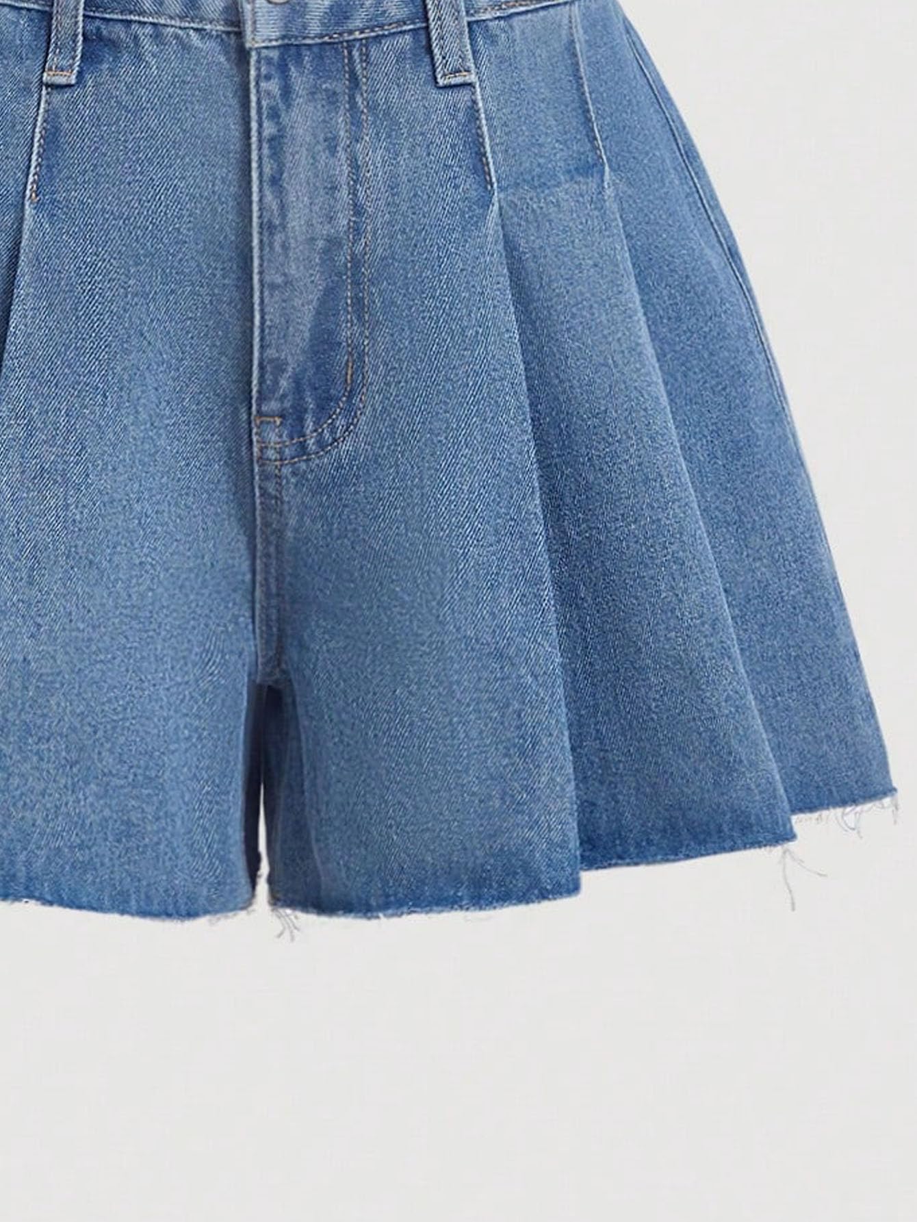 Floerns Women's Casual Wide Leg Denim Shorts with Button Details - High Waisted Loose Fit Streetwear for Summer Outfits & Beach Vacation