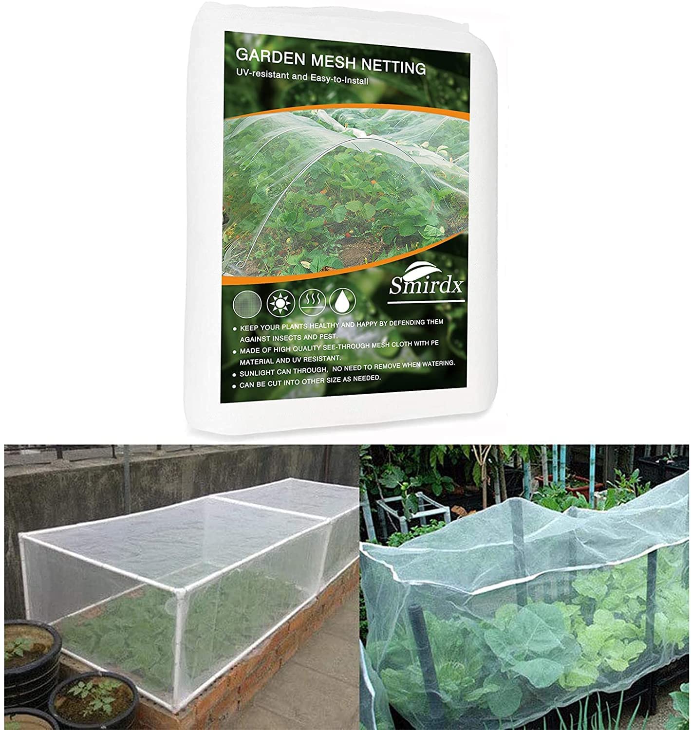 Premium 19.7x9.9FT Garden Mesh Netting - Heavy Duty Bird Barrier & Plant Protection Cover for Fruits, Vegetables, Flowers, Strawberries | Ideal for Home Gardens, Greenhouses & Backyard Farming