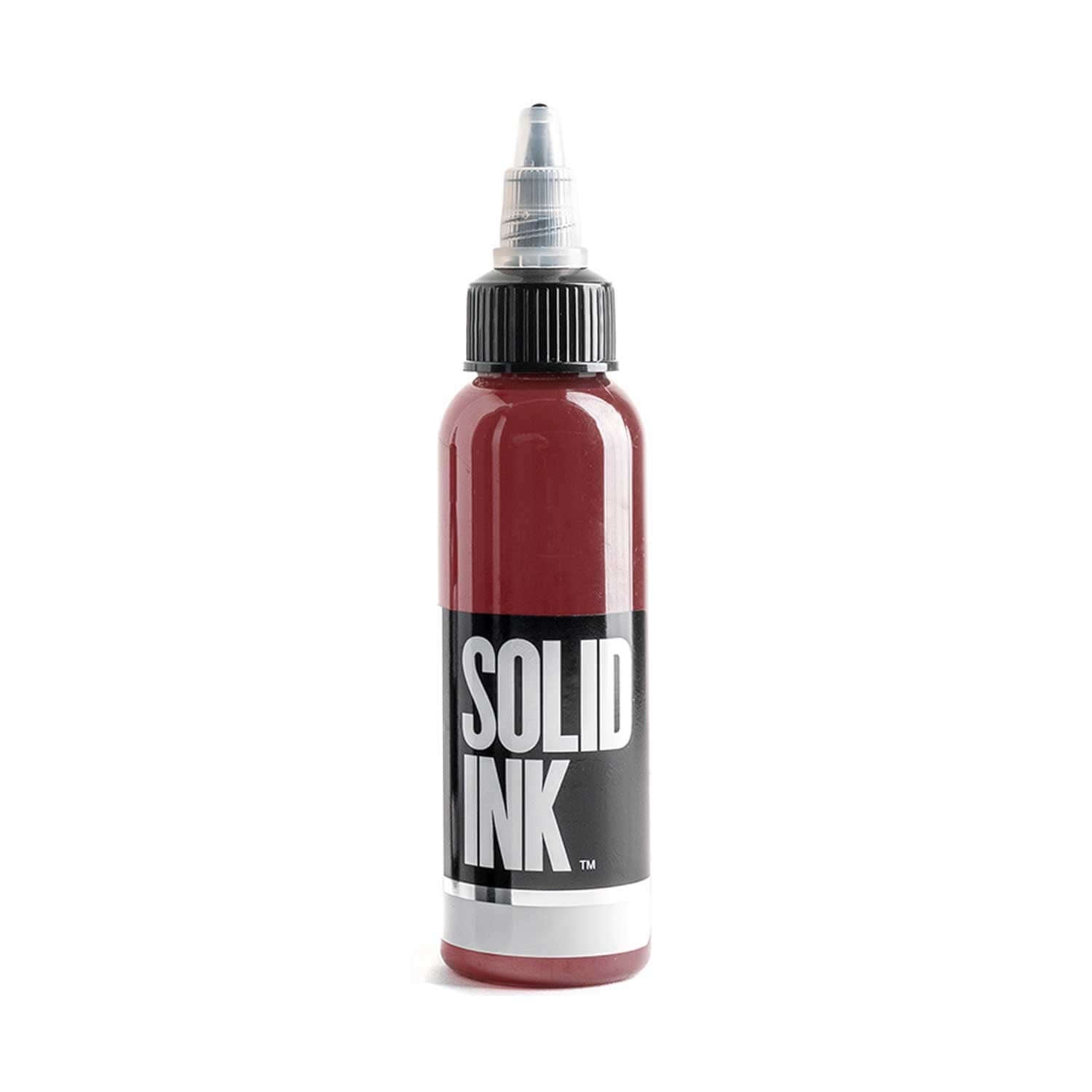 1 oz. Burgundy Solid Ink Stamp Pad - Ideal for Scrapbooking, Card Making & Office Use