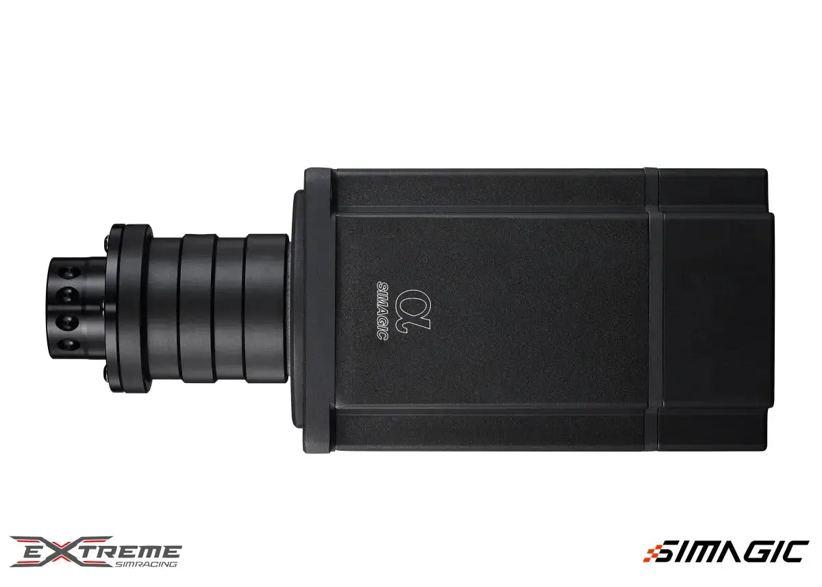 Simagic Alpha Direct Drive Wheel Base - 15Nm Torque for Realistic Racing Simulation | Compatible with PC & PS5 | Perfect for Sim Racing Enthusiasts & Professional Gamers
