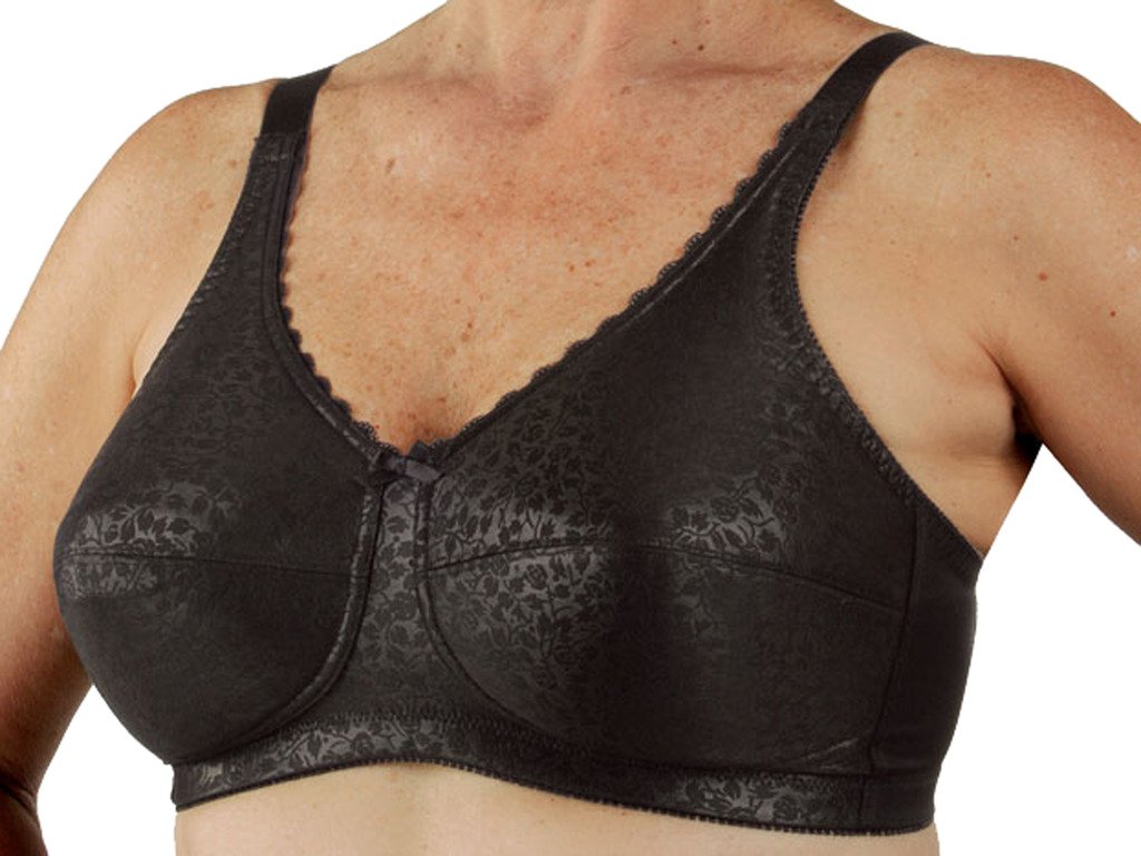 Post Mastectomy Bra - Soft Nylon Knit Fiberfill Comfort Bra for Women - Perfect for Recovery, Daily Wear & Active Lifestyle