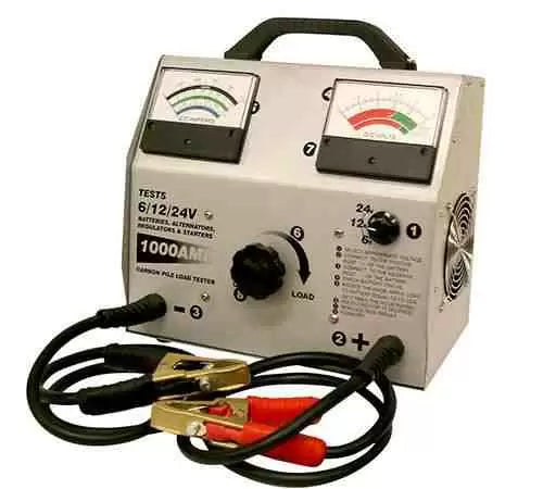 1000 AMP Carbon Pile Battery Load Tester 45118 - Professional Automotive Battery Tester for Cars, Trucks & Marine Batteries - Heavy Duty Battery Testing Equipment for Mechanics & DIY Enthusiasts