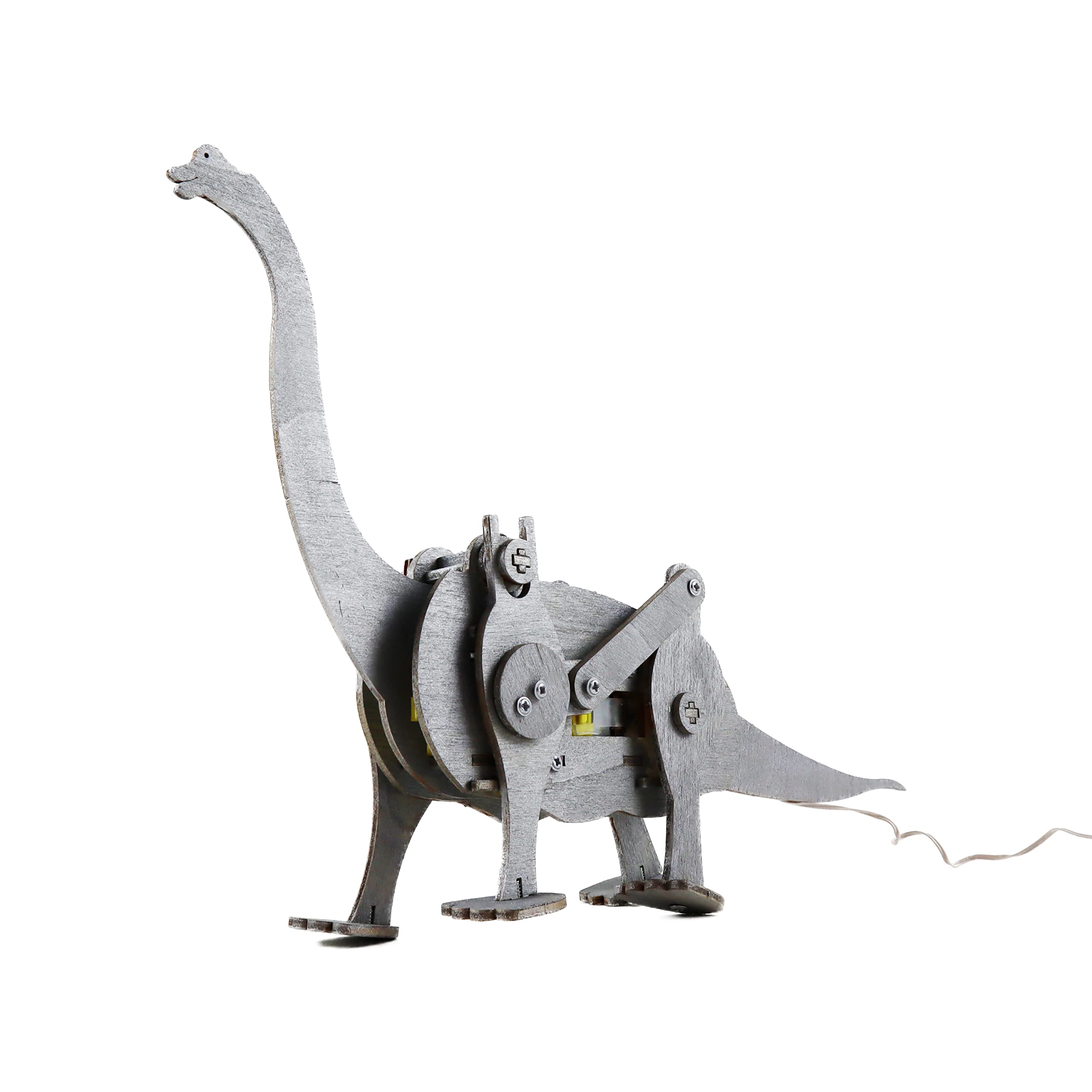 X Workbox STEM Kit - DIY Brachiosaurus Dinosaur Robot with Electric Motor, Circuit & Electromagnetism Science Project for Kids | Educational Toy for Home & Classroom Learning