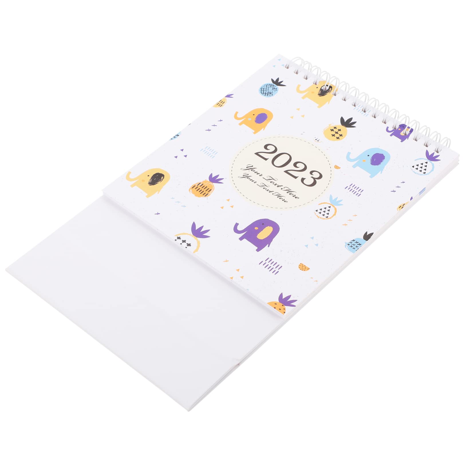 STOBOK 4-Piece 2023 Desk Calendar Set - Mini Standing Table Calendar for Teachers, Office & Home Decor | Perfect for Desk Organization, Gift Giving & Business Use (2022-2023 Academic Year)