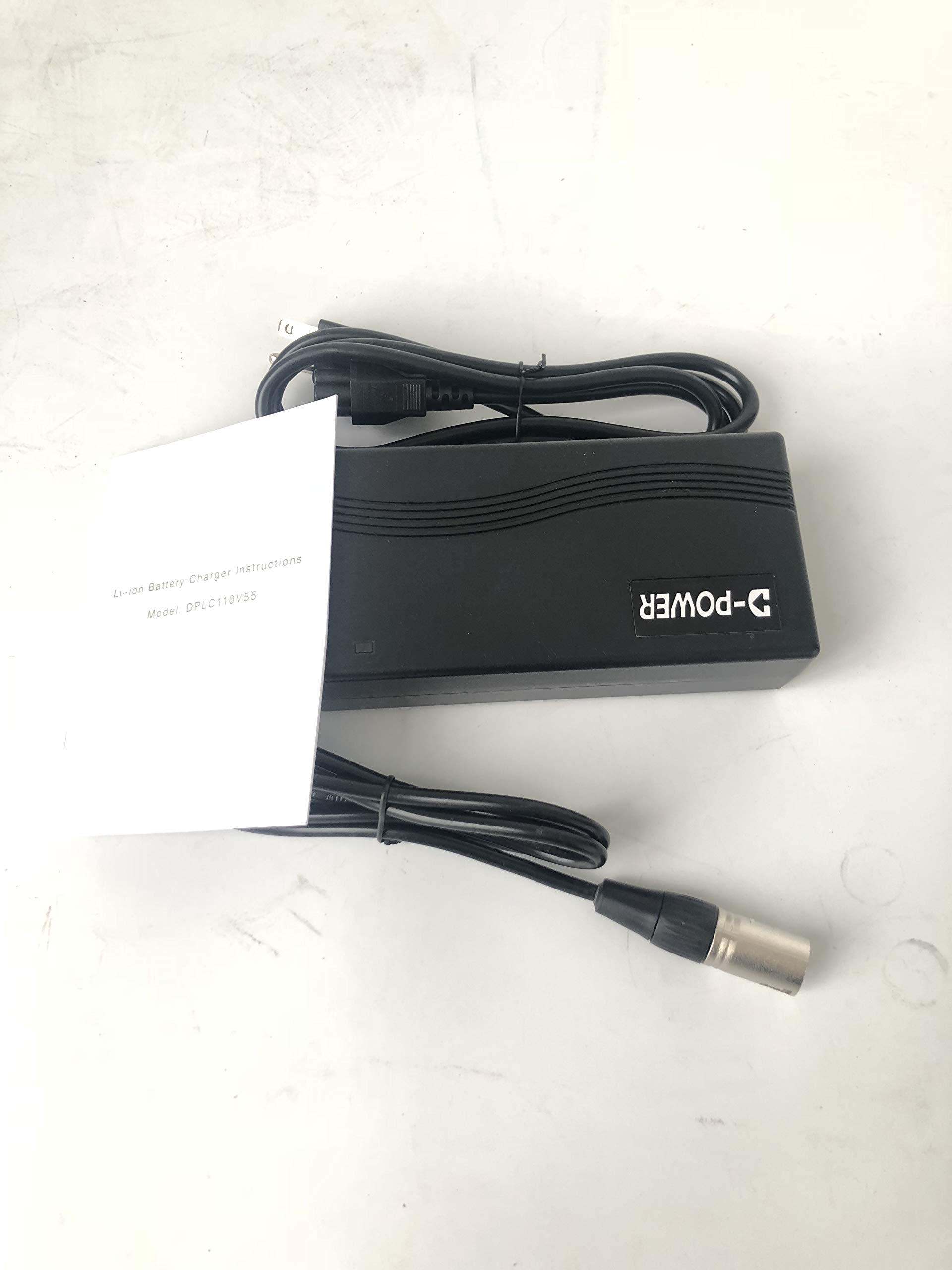 NBpower 54.6V 2A Lithium Battery Charger for 48V Electric Bikes - XLR Plug Fast Charging - Perfect for Commuting, Mountain Biking & Outdoor Adventures