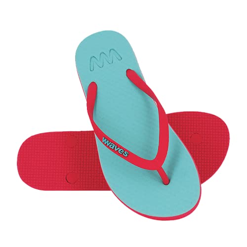 Women's Natural Rubber Flip Flops - Comfortable Beach Sandals for Summer, Pool, Gym & Shower | Eco-Friendly Thong Slippers for Casual Wear & Outdoor Activities