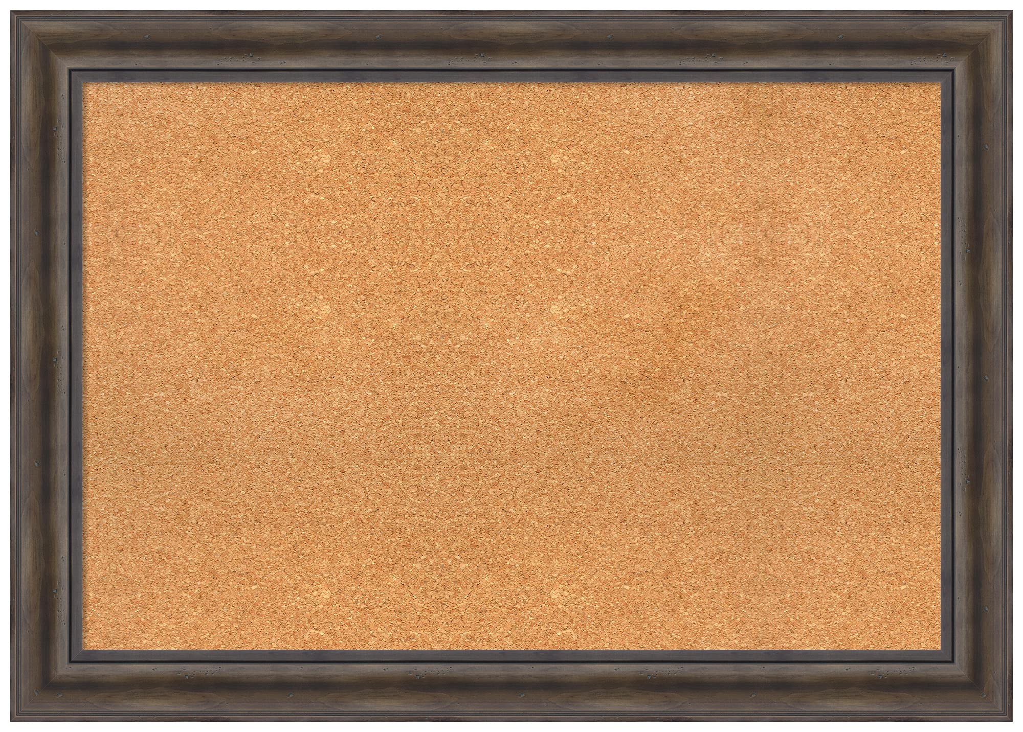 Natural Custom Cork Board (41 x 29 inches) - Rustic Pine Wood Frame Bulletin Board for Office, Home & School - Large Pin Board for Organization, Memo & Decor - Various Sizes Available