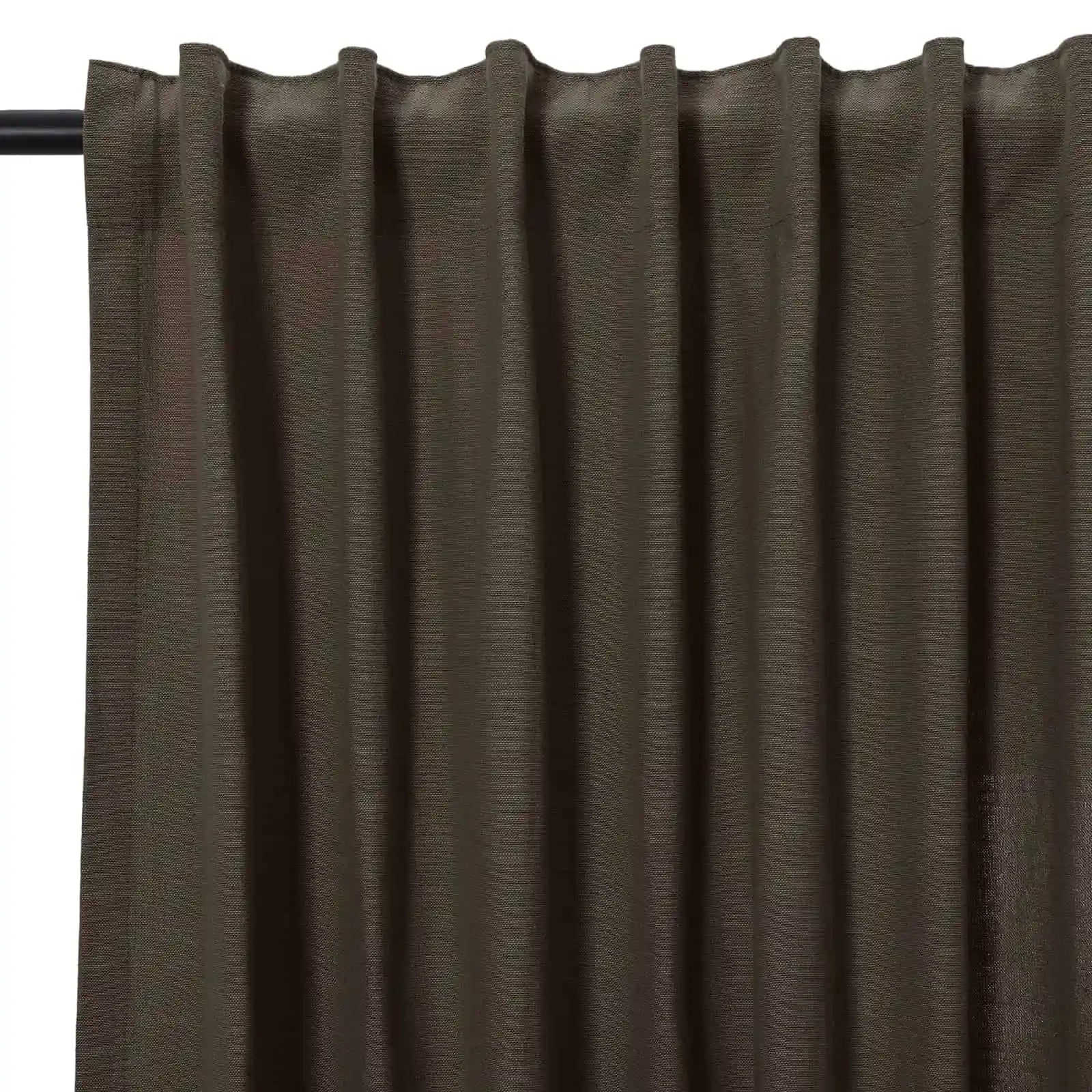Luxury Linen Cotton Curtains - Soft Top Blackout Drapes for Living Room & Bedroom - Elegant Window Treatments for Home Decor