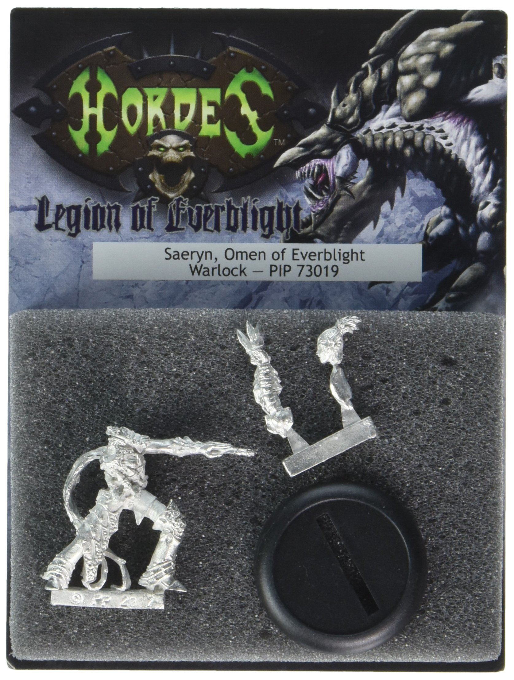Privateer Press Hordes Legion Saeryn Omen of Everblight Model Kit - Tabletop Wargaming Miniature for Fantasy Battles & Collectors