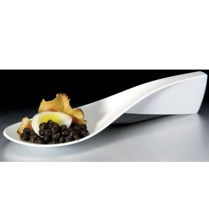Eco-Friendly Plastic Tasting Spoon - BPA-Free, Disposable White Sampling Spoon for Food Tasting, Ice Cream, Yogurt, and Desserts | Perfect for Restaurants, Catering, and Food Sampling Events