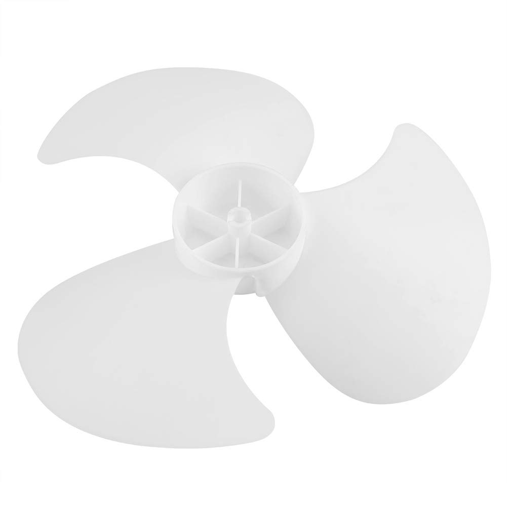 2Pcs 3-Blade Plastic Fan Replacement Blades for Standing Pedestal Fans - Durable Electric Fan Blades for Home, Office & Outdoor Use