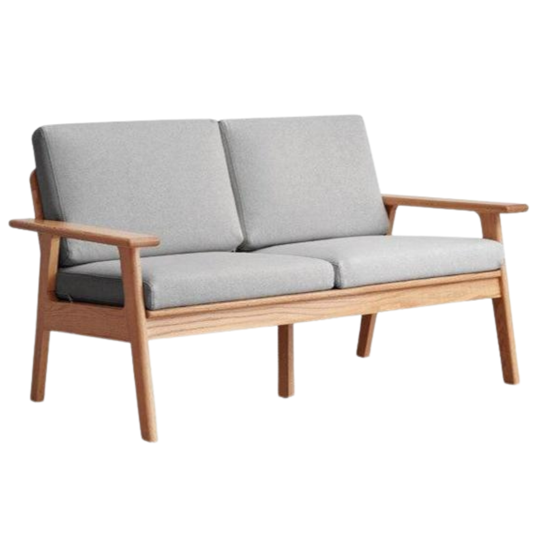 55.5x32.6x32.6 inch / 141x83x83 cm / Natural Wood Color / Pine seat board double seat (five colors optional)