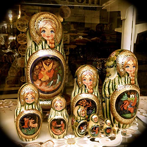 Russian Nesting Dolls (Matryoshka) 20x30 Inch Laminated Wall Art Poster - Vibrant Colors & Detailed Design - Perfect for Home Decor, Nursery, or Office - Fits Standard Frames