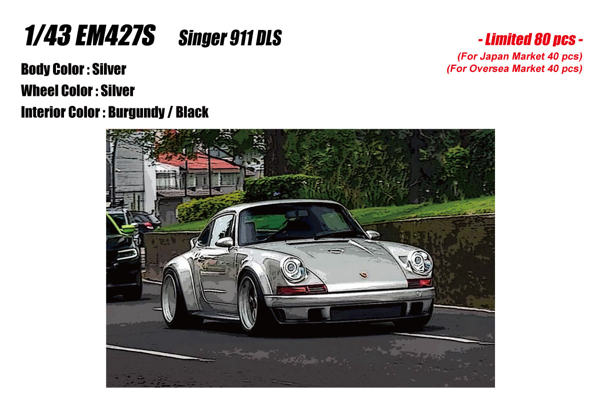 Eidolon 1:43 Scale Singer 911 DLS Diecast Model Car - Collectible Miniature Vehicle for Display, Gifts, and Racing Enthusiasts