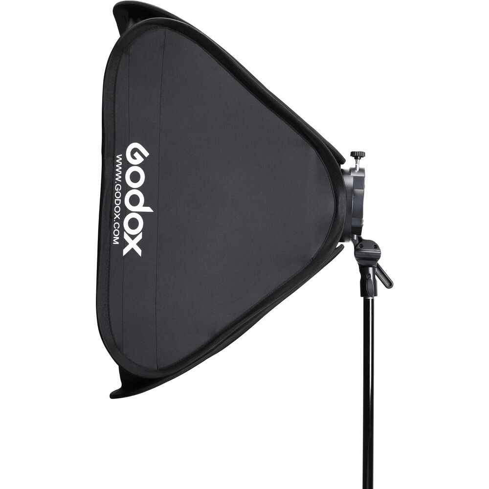 Godox S2 Speedlite Bracket with Softbox & Grid Kit - 31.5x31.5