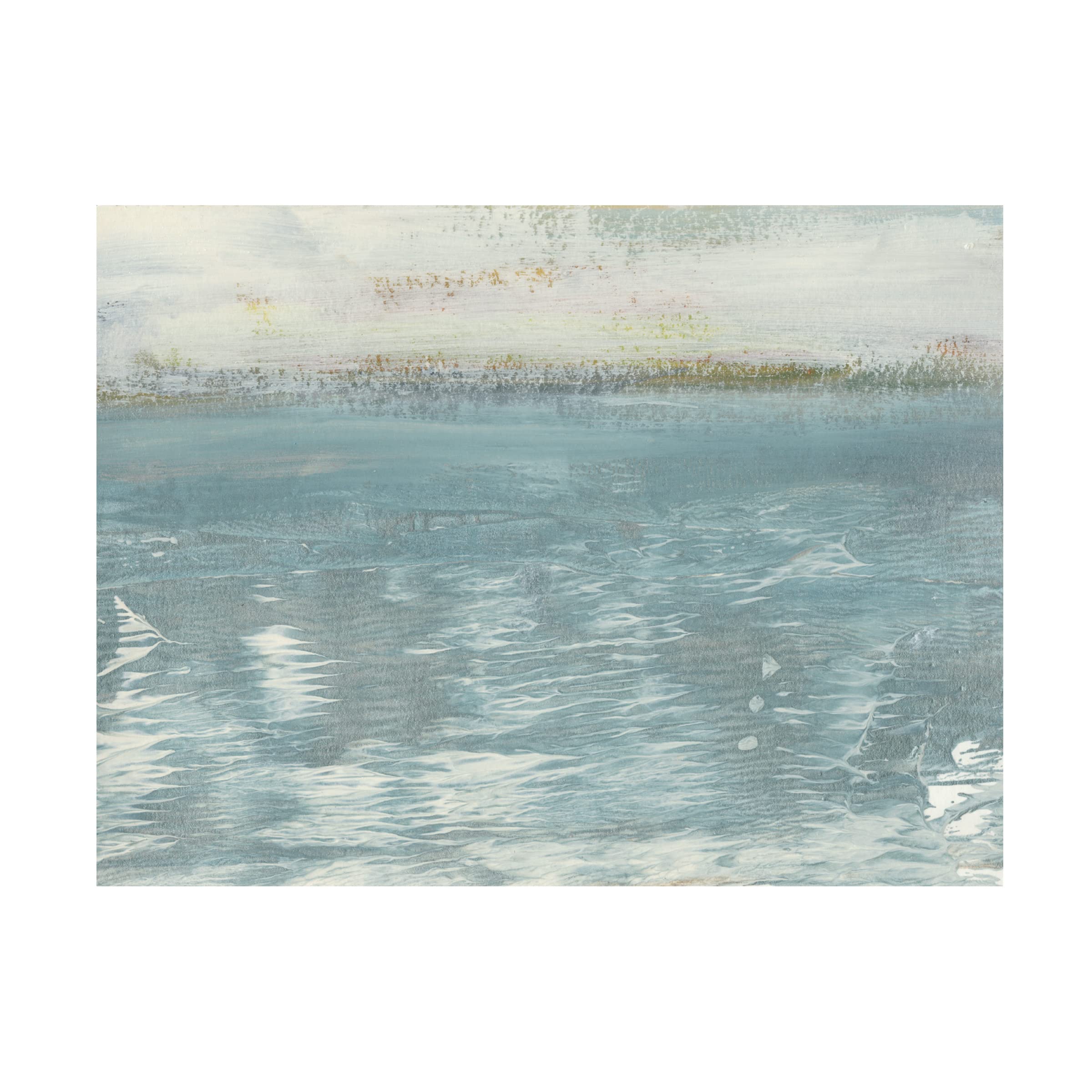 Trademark Fine Art 'Peace and Calm I' Canvas Wall Art by Lila Bramma - Serene Landscape Painting for Living Room, Bedroom & Office Decor