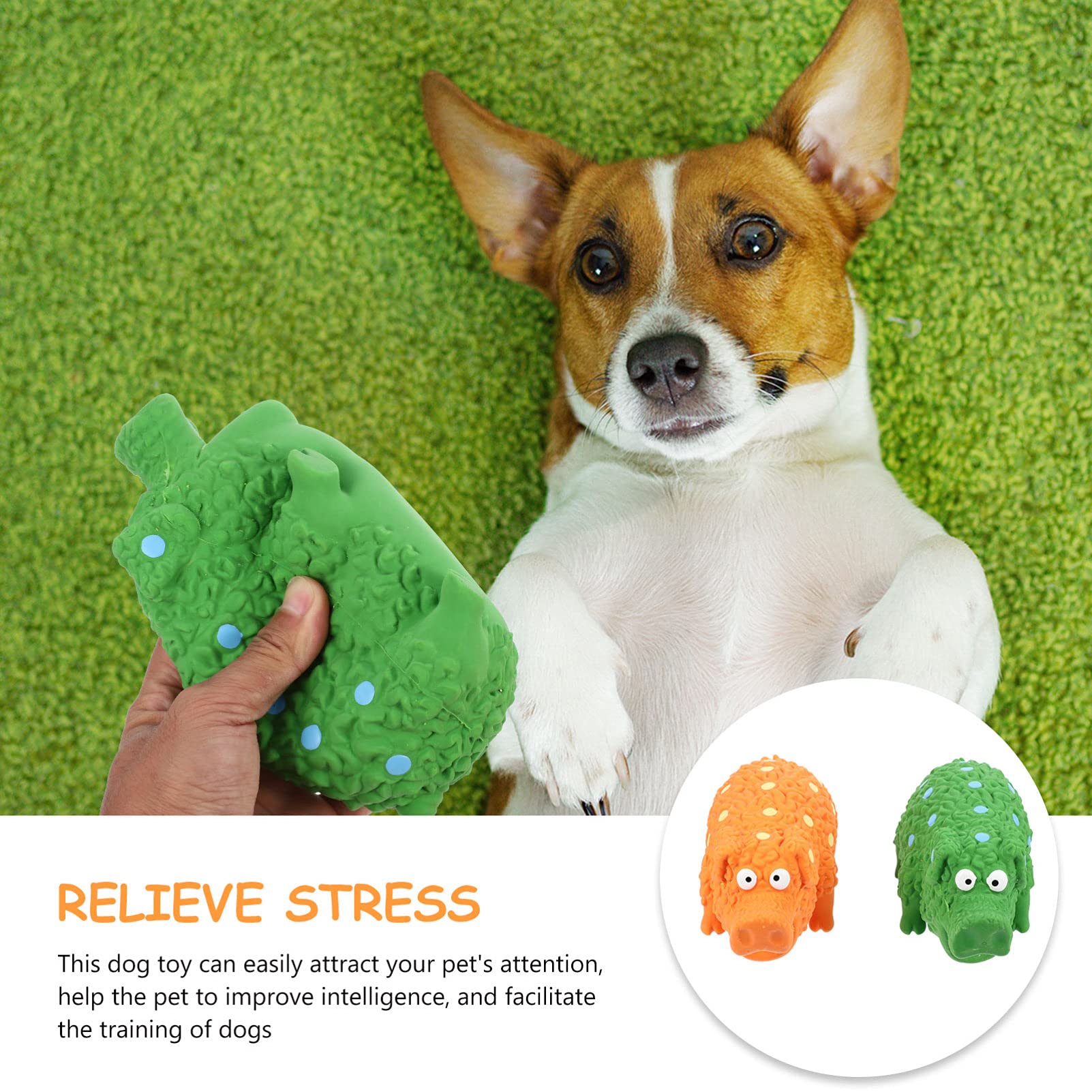 2pcs Dog Chew Toys for Teething & Teeth Cleaning - Pet Playthings for Puppies