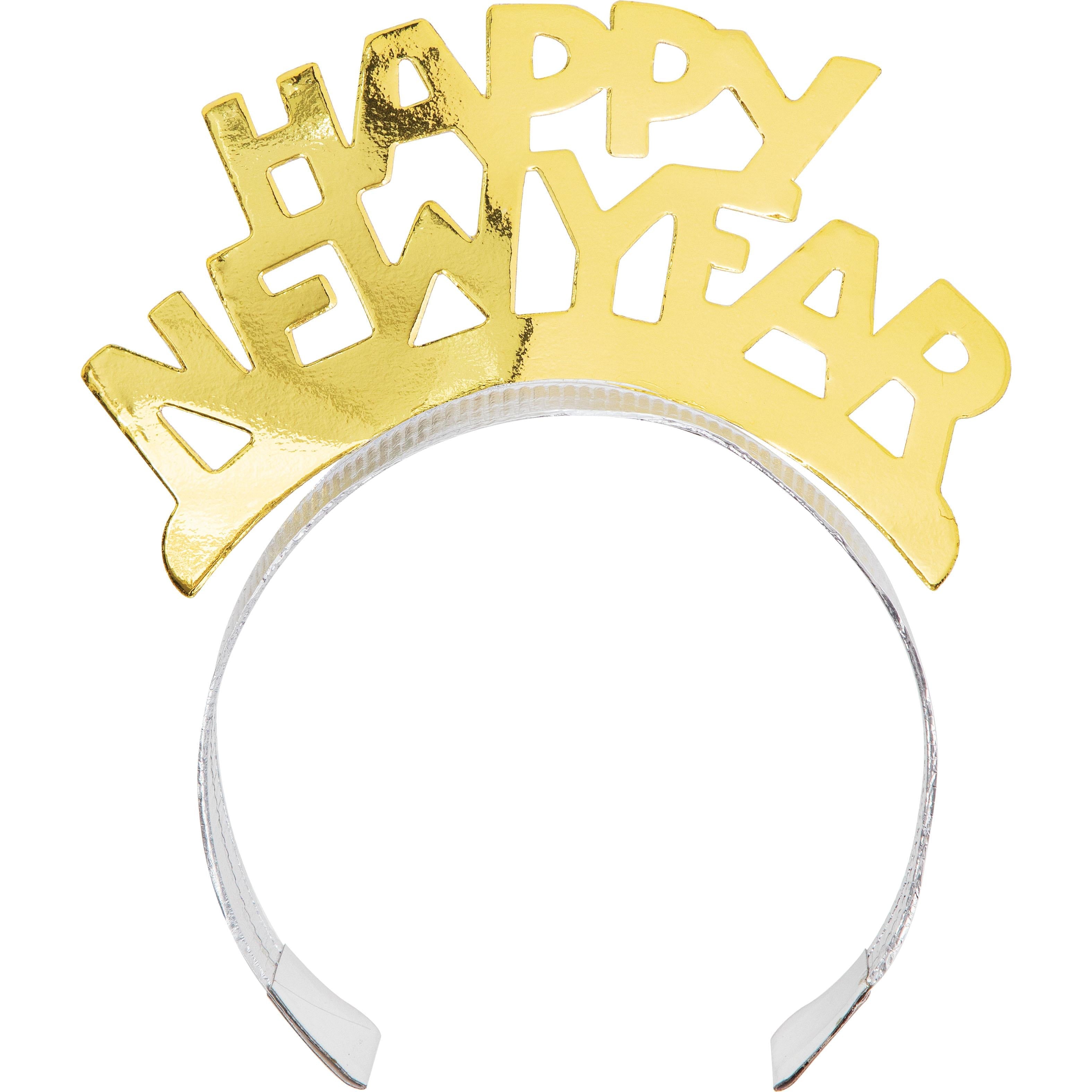 12-Pack Black Silver Gold New Year Party Wearables Kit for 4 People - Perfect for Holiday Celebrations, Family Gatherings & Festive Events