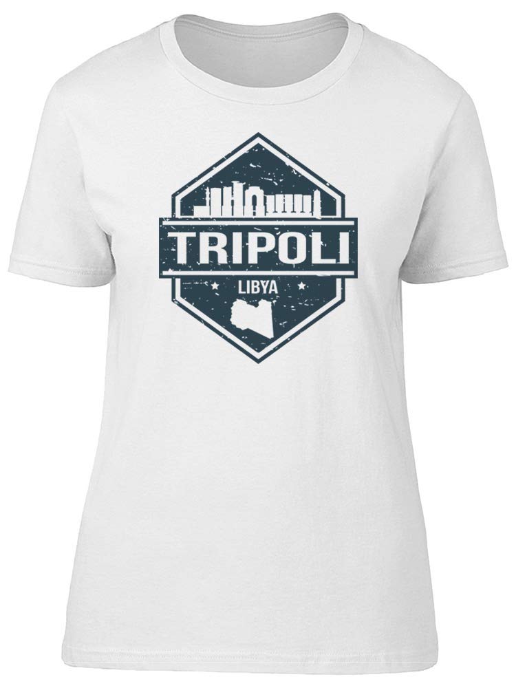 Smartprints Tripoli Libya Travel Lovers T-Shirt for Women - Perfect for Vacation, Adventure & Exploring New Places