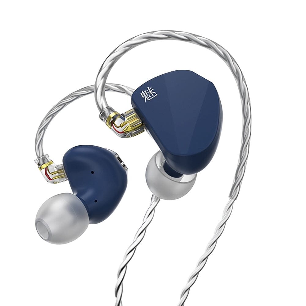 CVJ Mei 1DD + 2BA Hybrid In-Ear Earphones with Knowles Balanced Armature - HiFi Sound for Music Lovers, Audiophiles & Gaming (Perfect for Studio Monitoring, Travel & Workout)