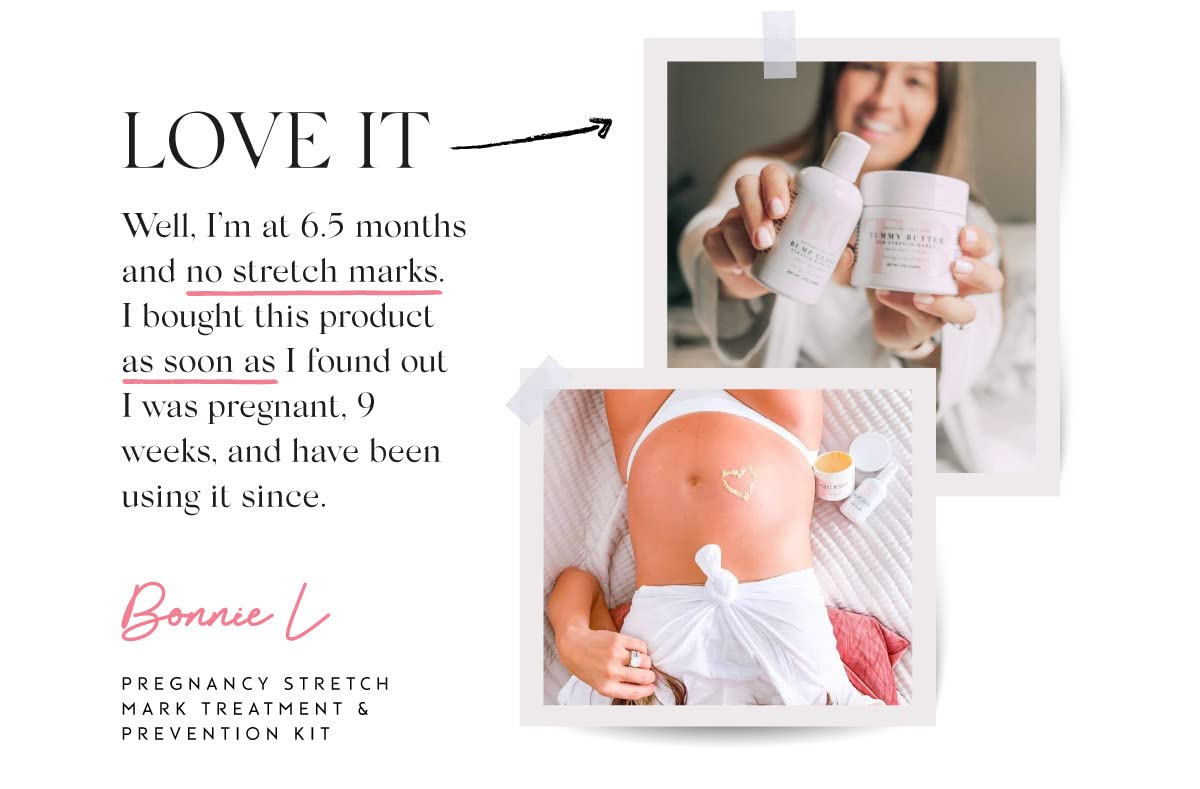 Best Stretch Mark Treatment & Prevention Kit for Pregnancy & Weight Loss – Safe & Effective Cream & Oil Set for Smooth Skin