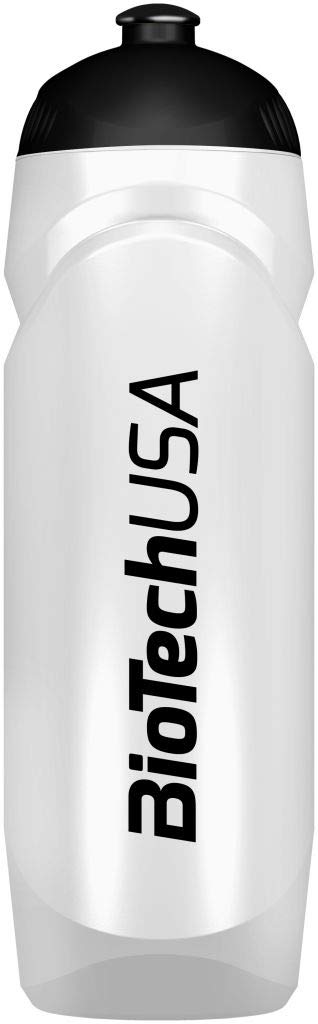BioTechUSA 750ml Black Water Bottle - BPA Free, Leak Proof Sports & Gym Accessory for Fitness, Running, Hiking & Outdoor Activities