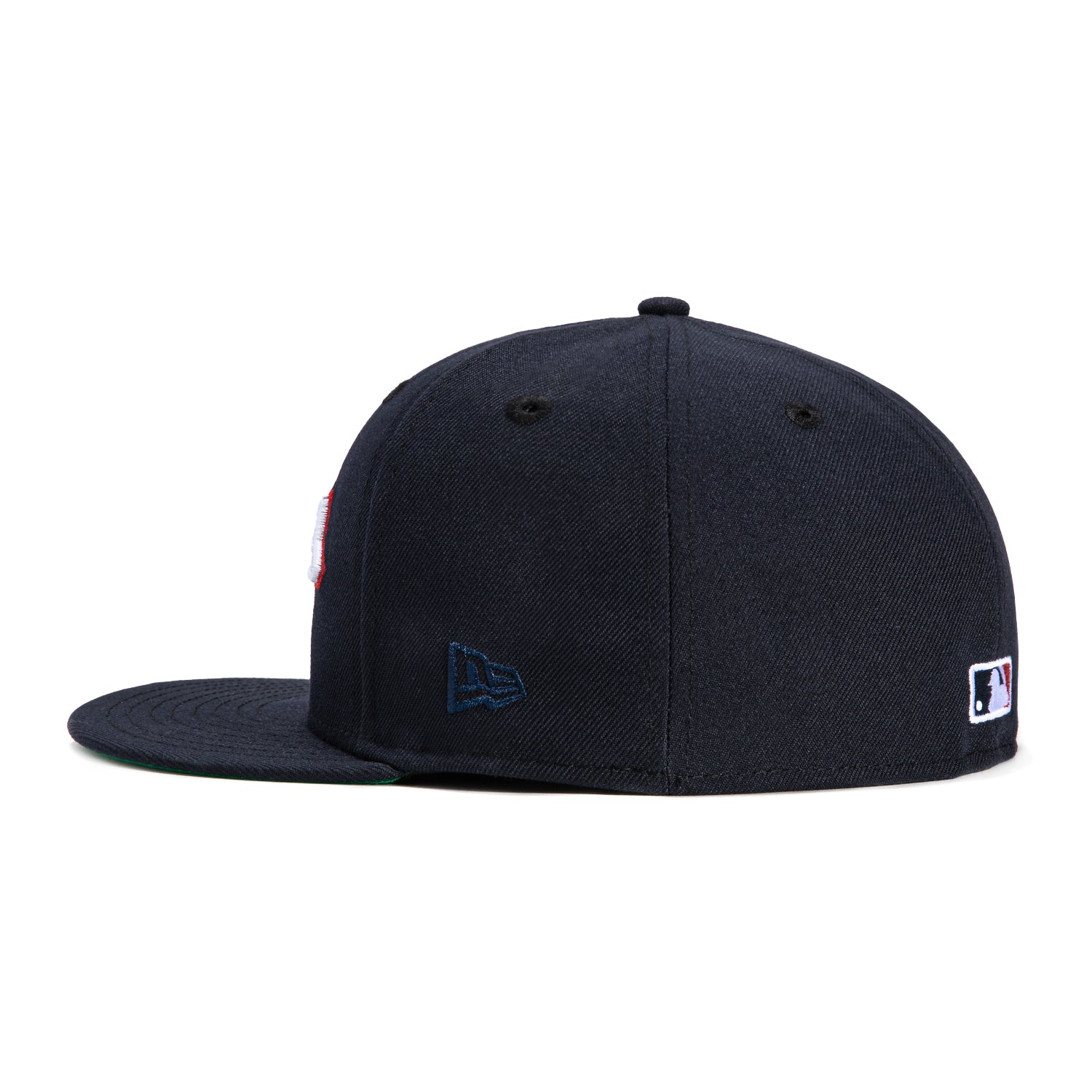 New Era 59Fifty Cleveland Guardians Script Baseball Cap - Navy, White & Red Adjustable Snapback Hat for Men & Women | Perfect for Baseball Games, Sports Fans & Streetwear Fashion